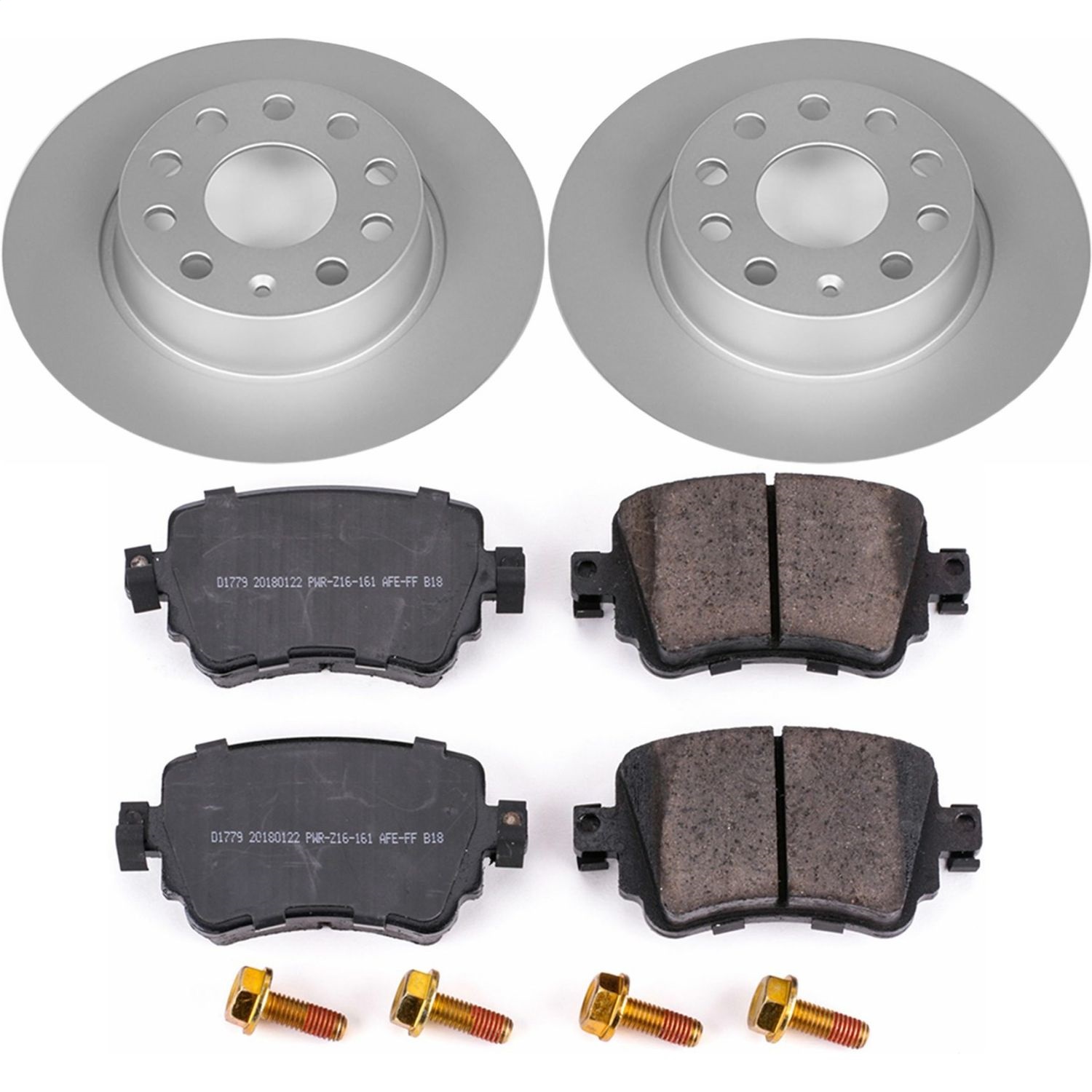 Power Stop - CRK7053 - Rear - Disc Brake Pad and Rotor Kit