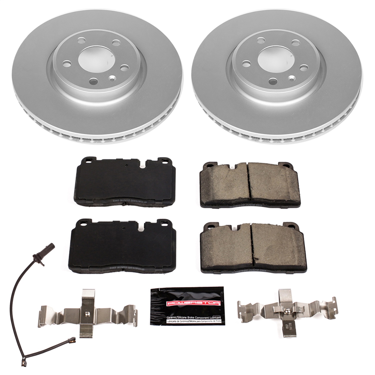 Power Stop - CRK7072 - Front - Disc Brake Pad and Rotor Kit