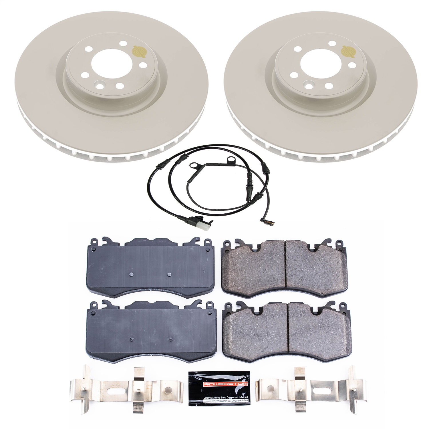 Power Stop - CRK7074 - Front - Disc Brake Pad and Rotor Kit