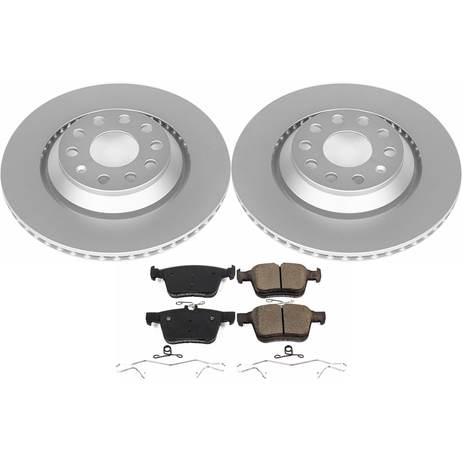 Power Stop - CRK7084 - Rear - Disc Brake Pad and Rotor Kit