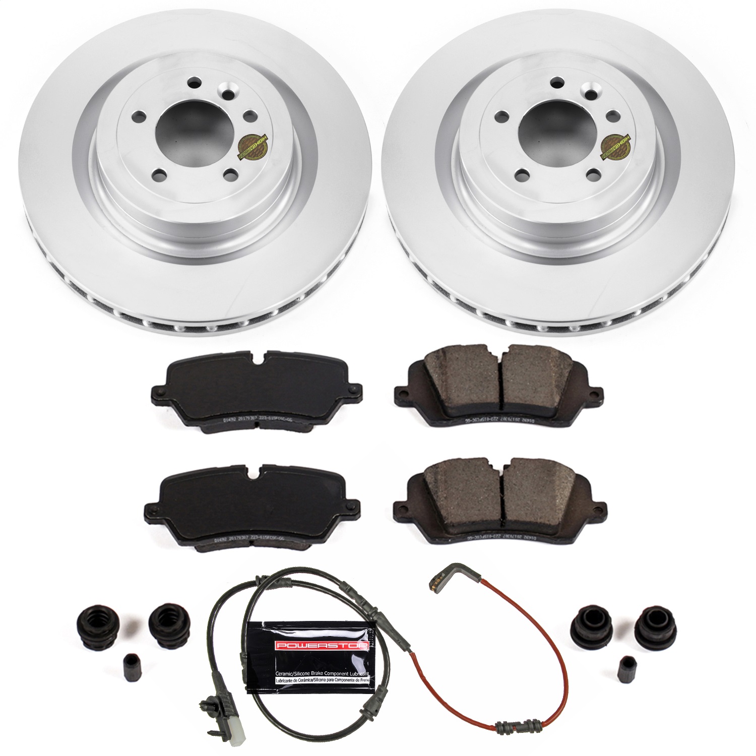 Power Stop - CRK7089 - Rear - Disc Brake Pad and Rotor Kit