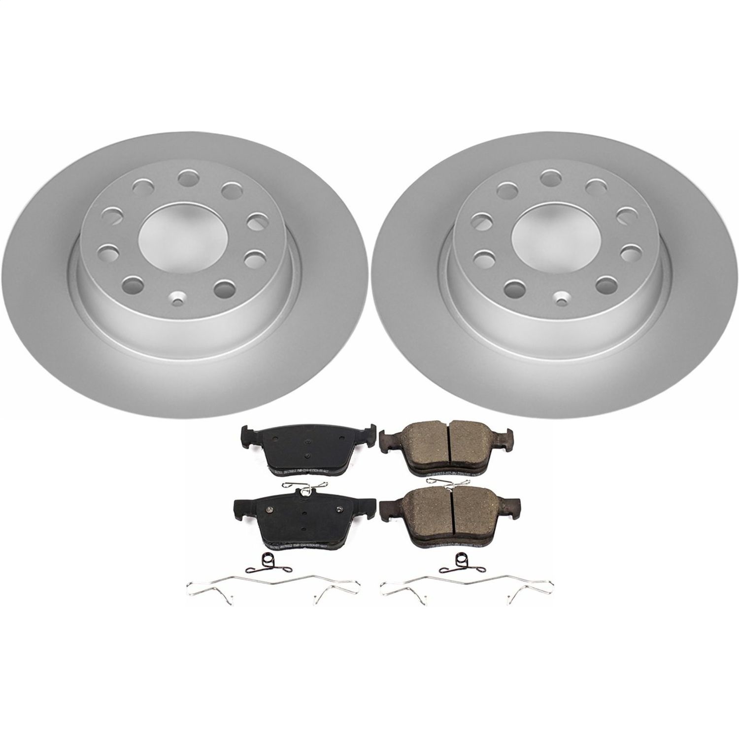 Power Stop - CRK7093 - Rear - Disc Brake Pad and Rotor Kit