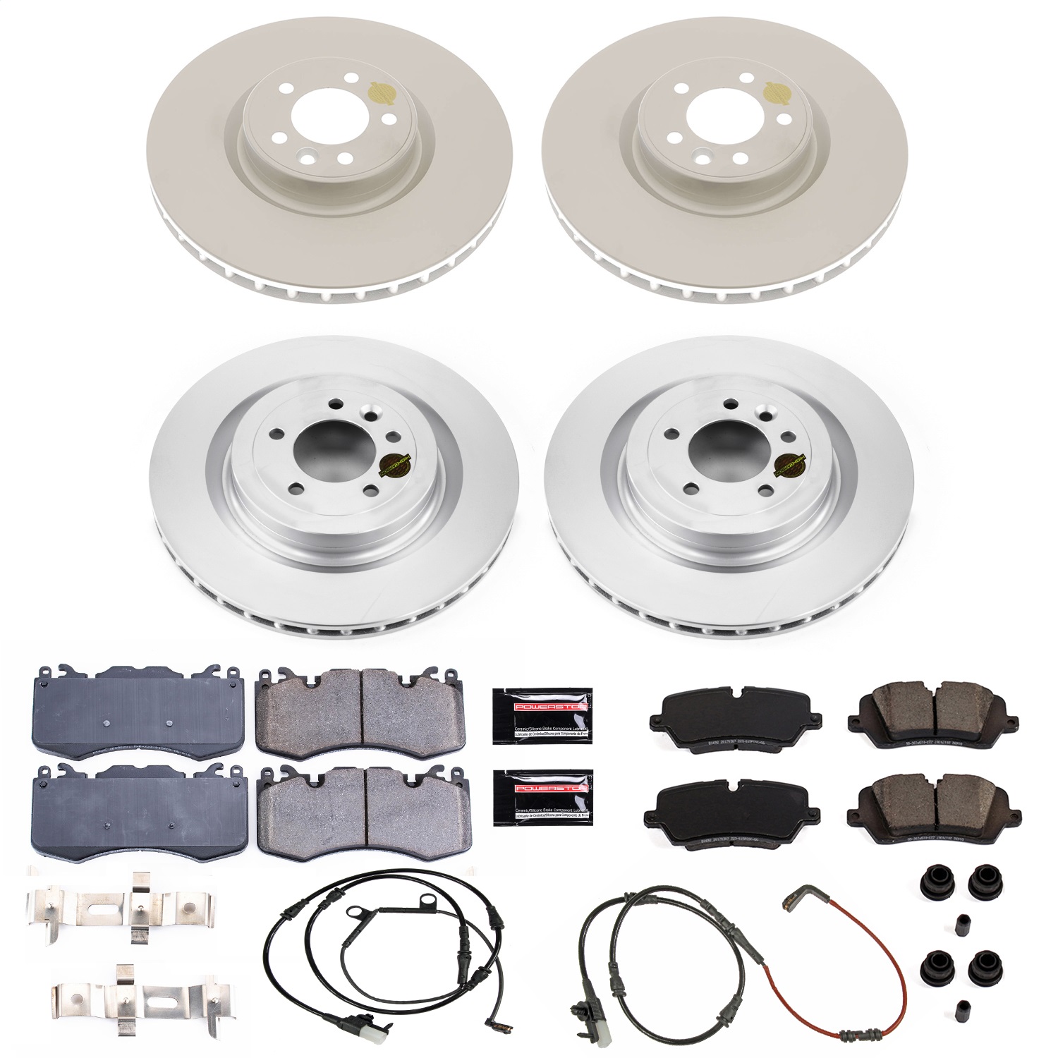 Power Stop - CRK7101 - Front and Rear - Disc Brake Pad and Rotor Kit