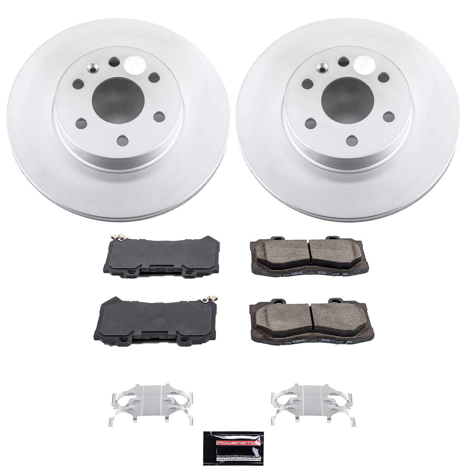 Power Stop - CRK7126 - Front - Disc Brake Pad and Rotor Kit