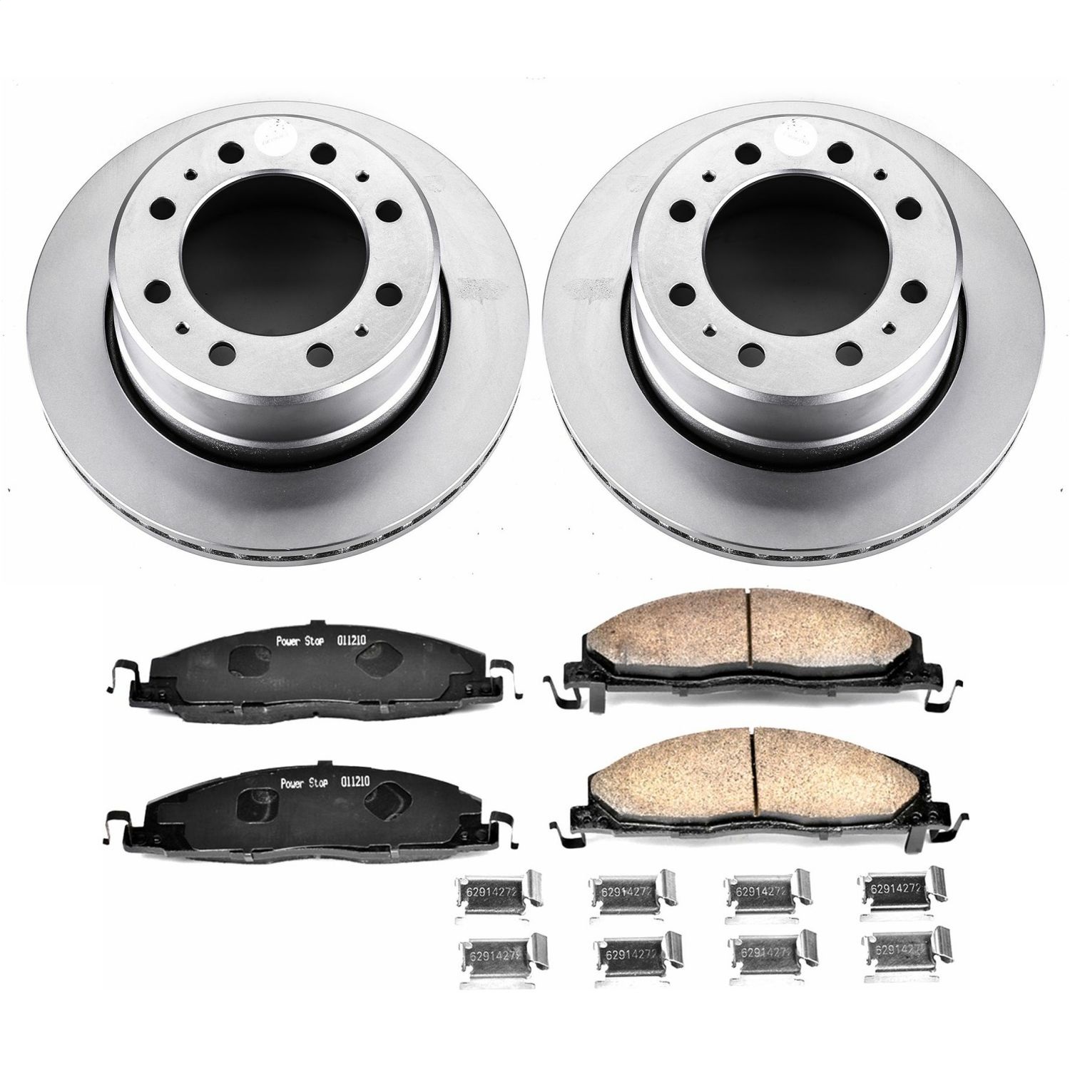 Power Stop - CRK7131 - Rear - Disc Brake Pad and Rotor Kit