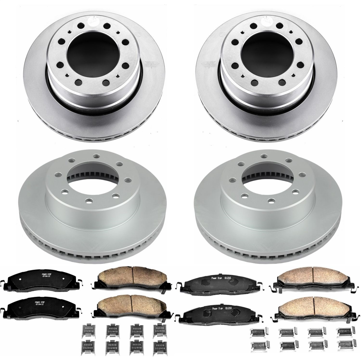 Power Stop - CRK7141 - Front and Rear - Disc Brake Pad and Rotor Kit