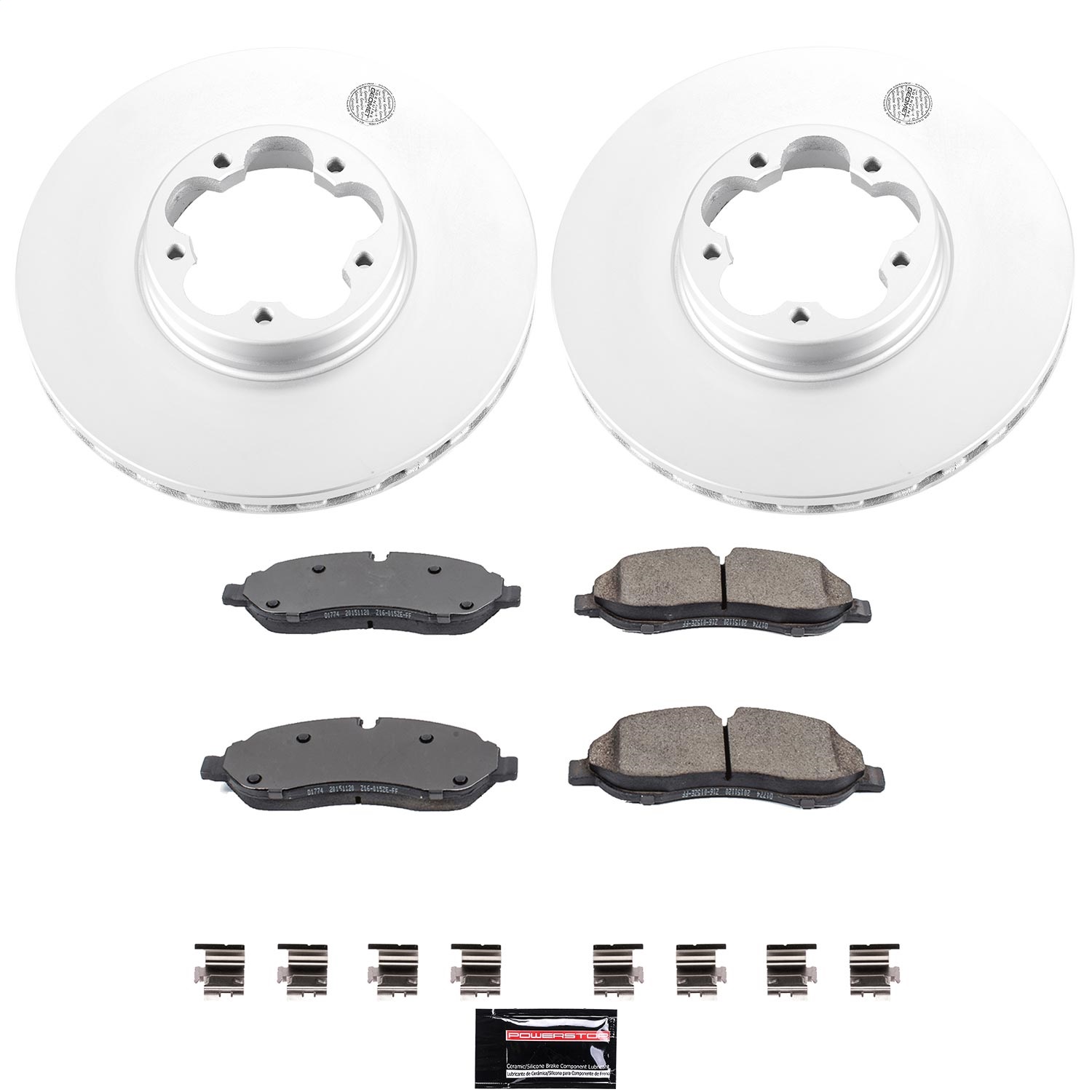 Power Stop - CRK7148 - Front - Disc Brake Pad and Rotor Kit