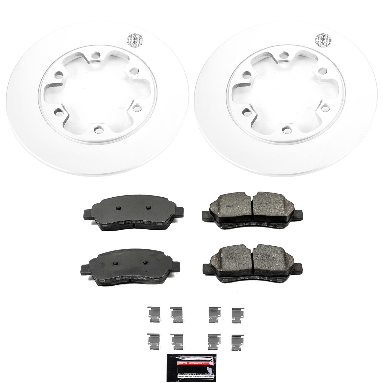 Power Stop - CRK7149 - Rear - Disc Brake Pad and Rotor Kit