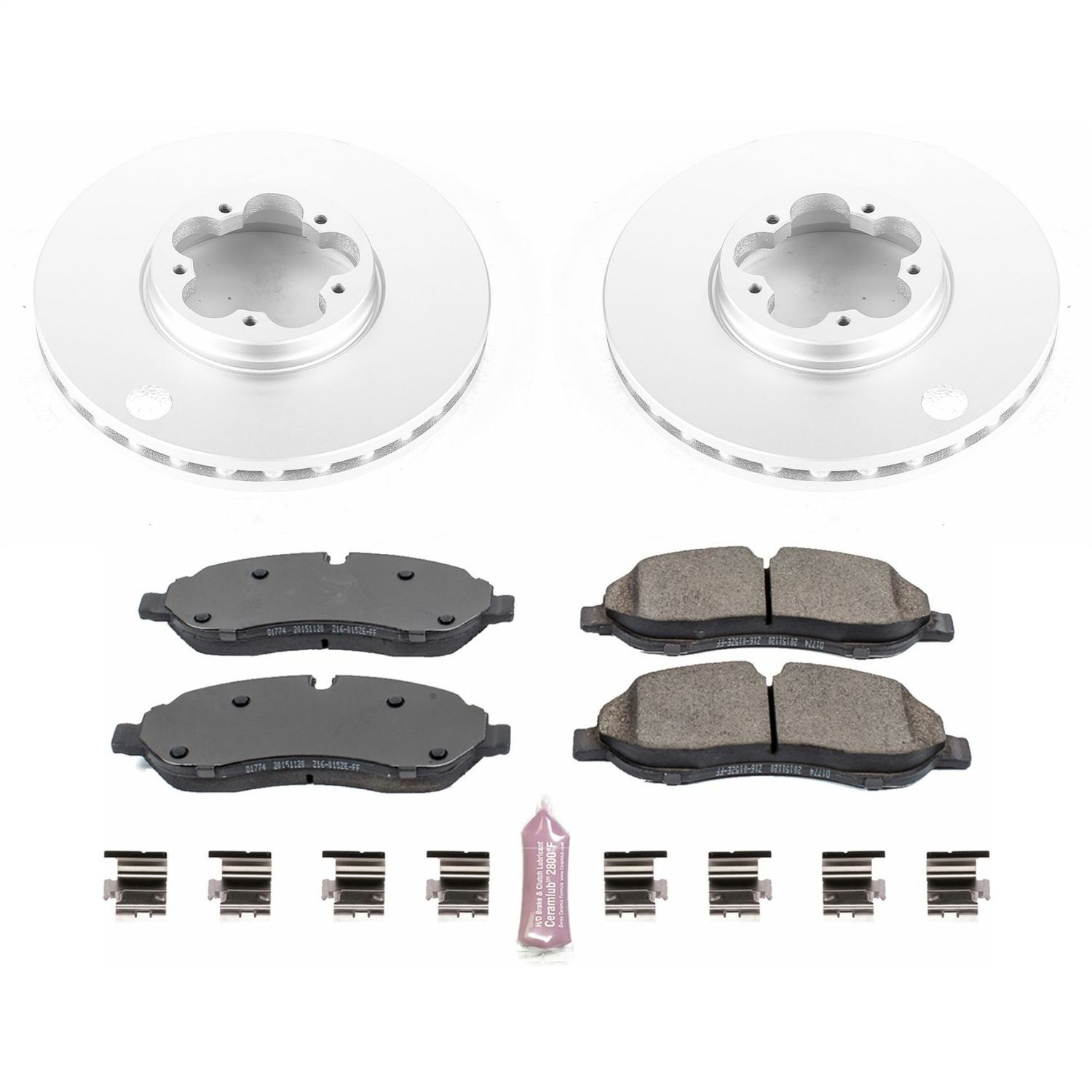 Power Stop - CRK7150 - Front - Disc Brake Pad and Rotor Kit