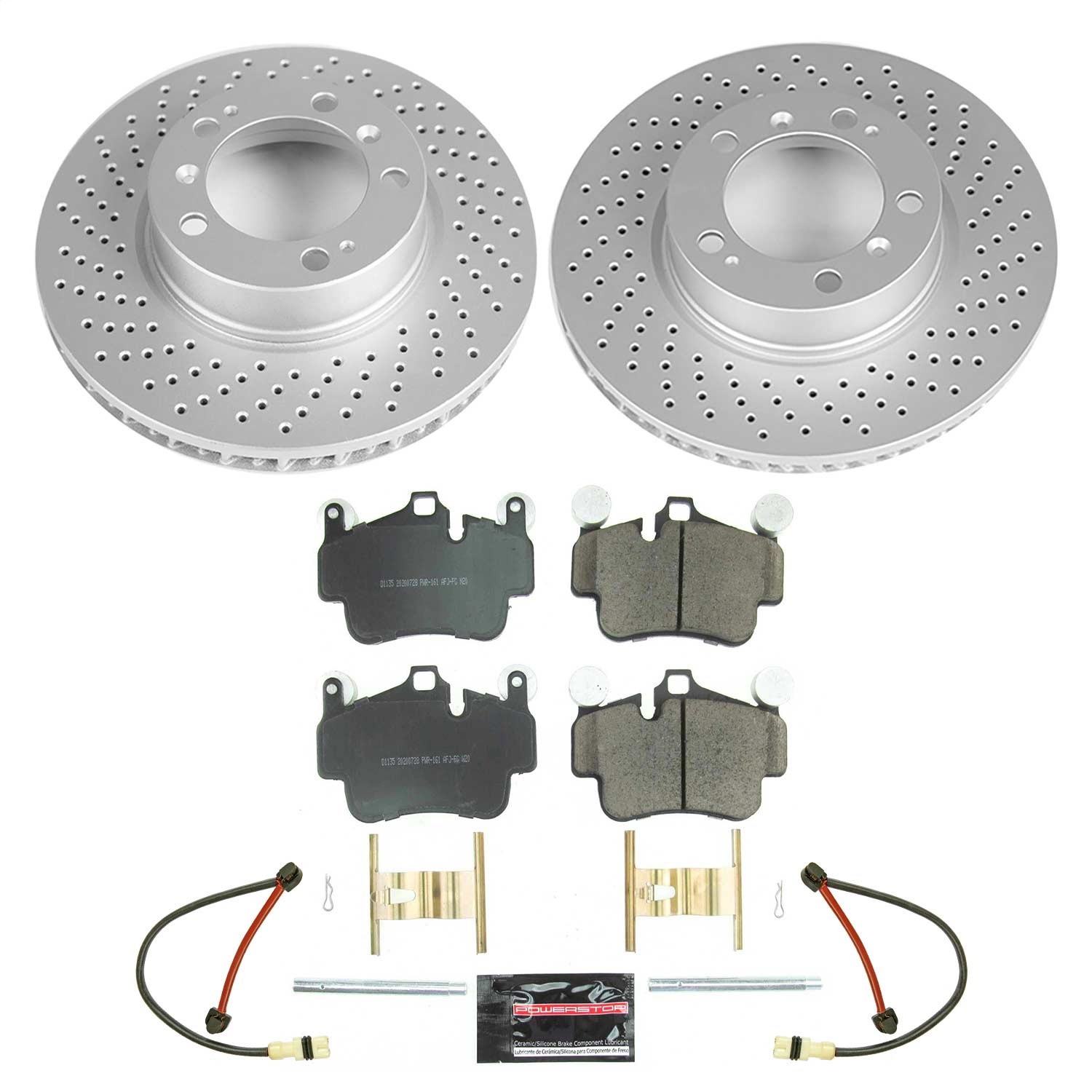 Power Stop - CRK7194 - Front - Disc Brake Pad and Rotor Kit