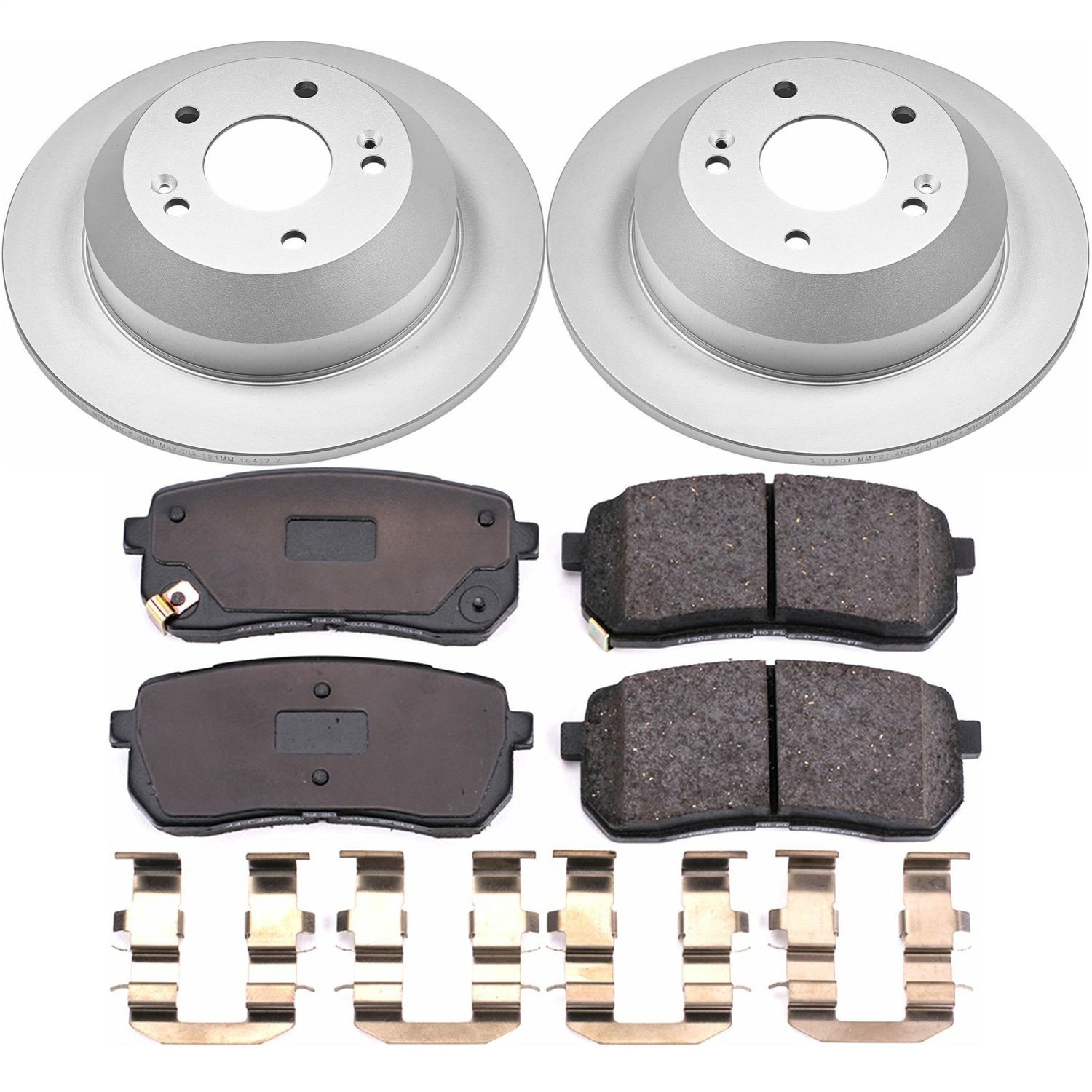 Power Stop - CRK7213 - Rear - Disc Brake Pad and Rotor Kit