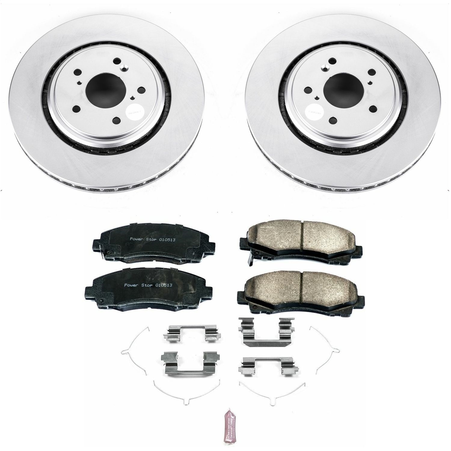 Power Stop - CRK7214 - Front - Disc Brake Pad and Rotor Kit