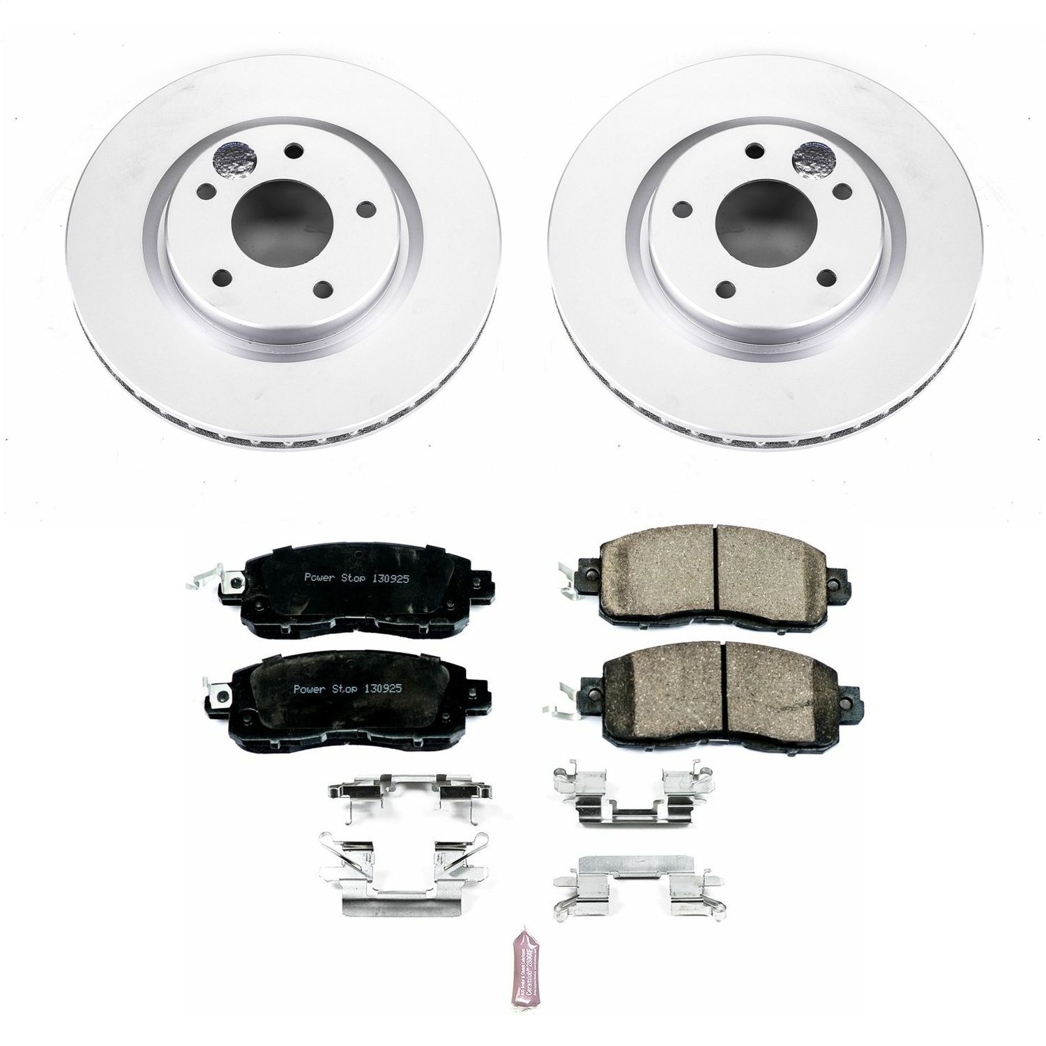 Power Stop - CRK7215 - Front - Disc Brake Pad and Rotor Kit