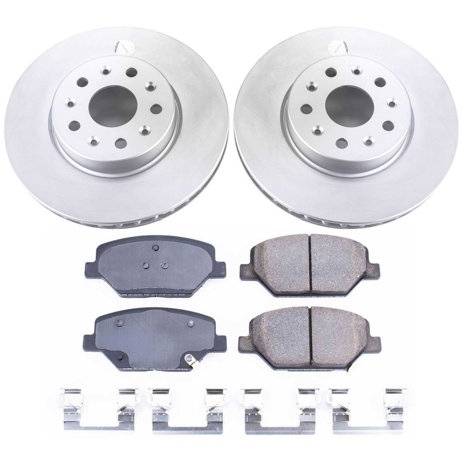 Power Stop - CRK7295 - Front - Disc Brake Pad and Rotor Kit