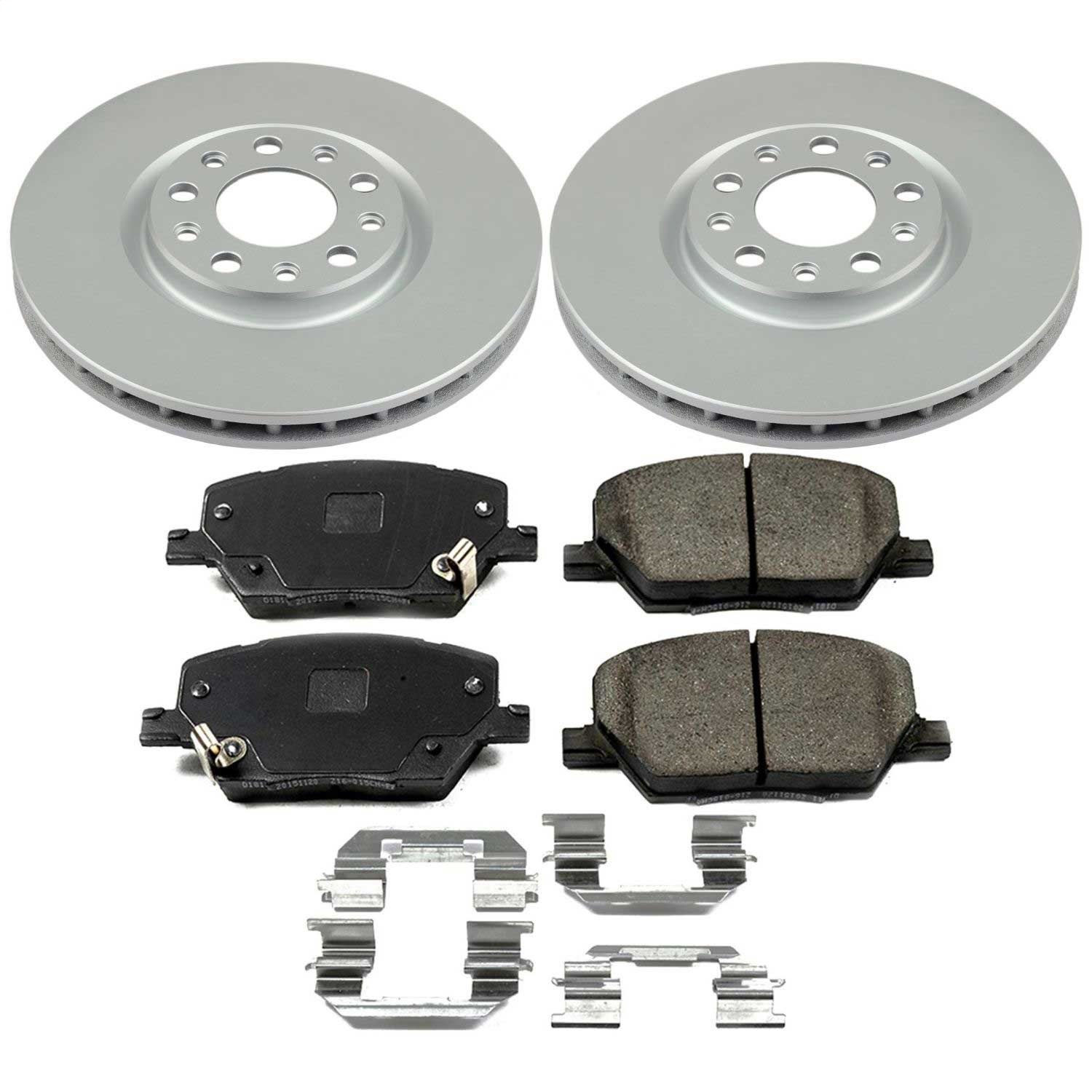 Power Stop - CRK7299 - Front - Disc Brake Pad and Rotor Kit