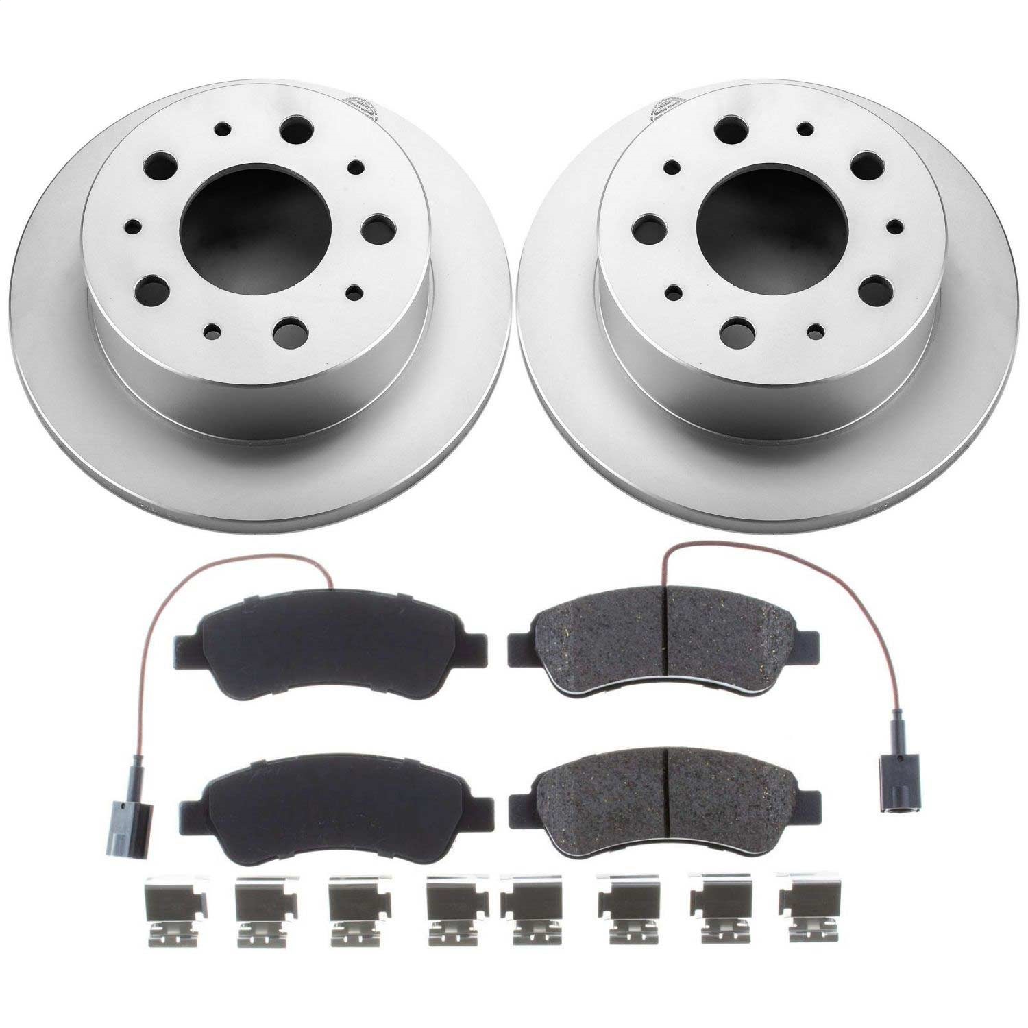 Power Stop - CRK7310 - Rear - Disc Brake Pad and Rotor Kit