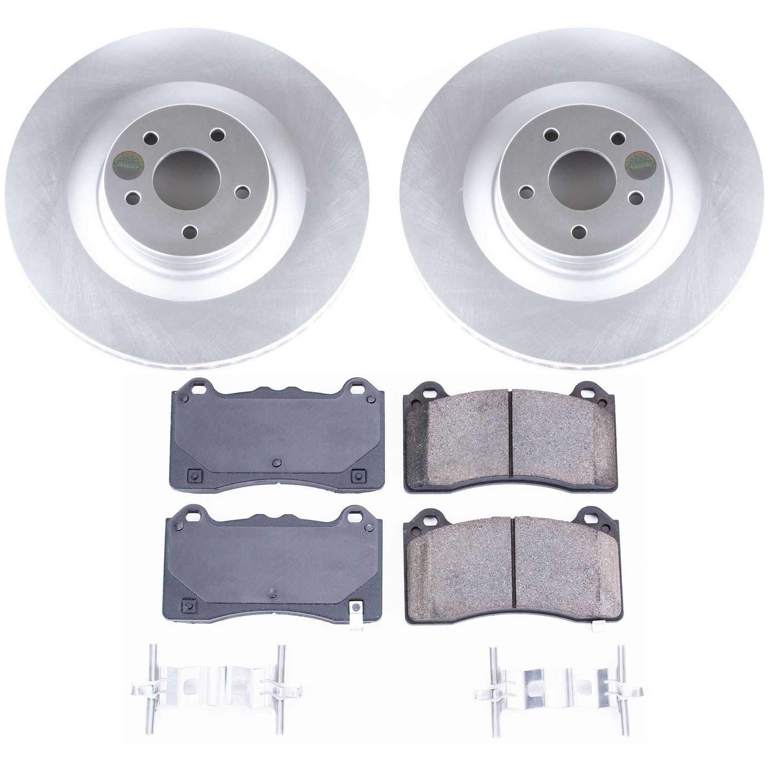 Power Stop - CRK7318 - Front - Disc Brake Pad and Rotor Kit