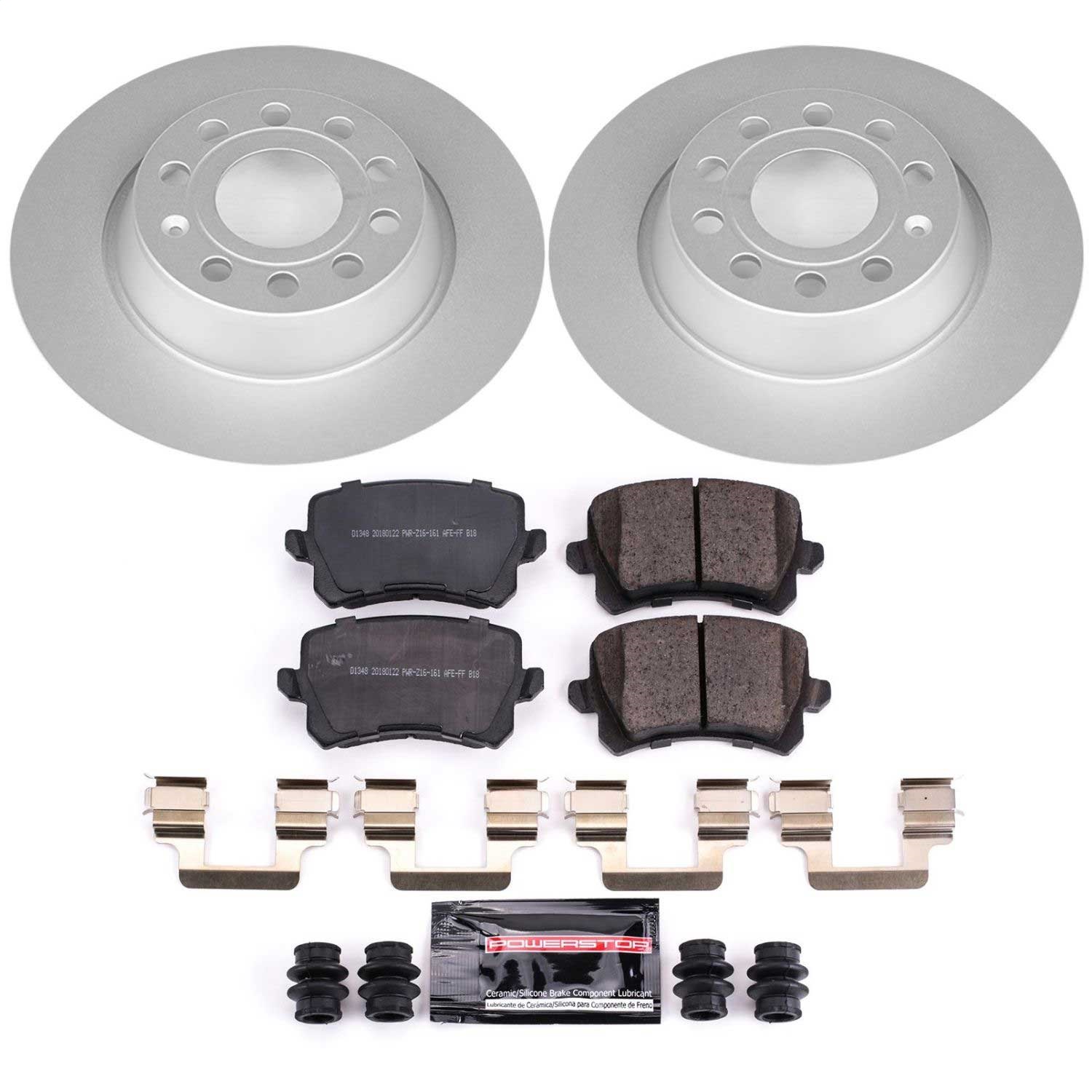 Power Stop - CRK7324 - Rear - Disc Brake Pad and Rotor Kit