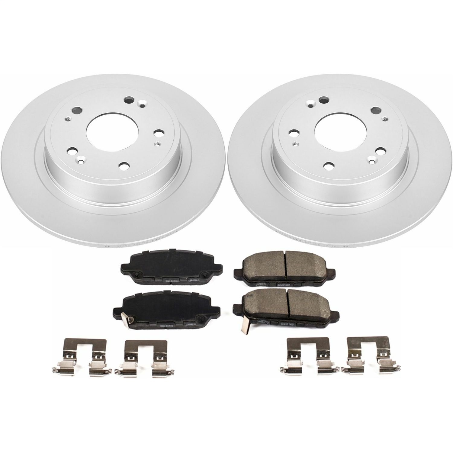 Power Stop - CRK7340 - Rear - Disc Brake Pad and Rotor Kit