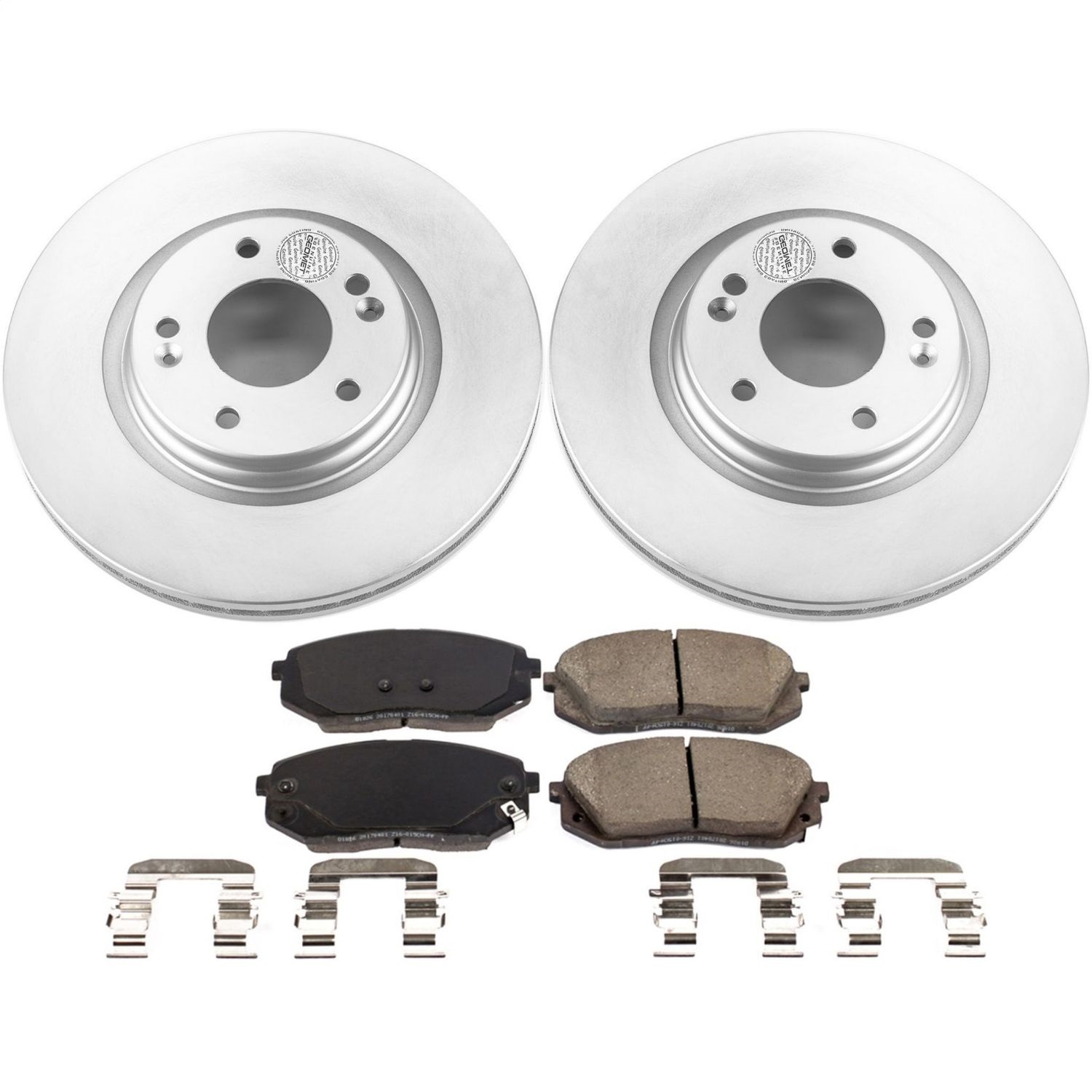 Power Stop - CRK7353 - Front - Disc Brake Pad and Rotor Kit