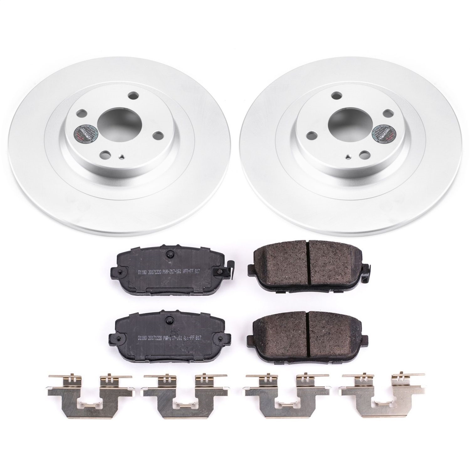 Power Stop - CRK7362 - Rear - Disc Brake Pad and Rotor Kit