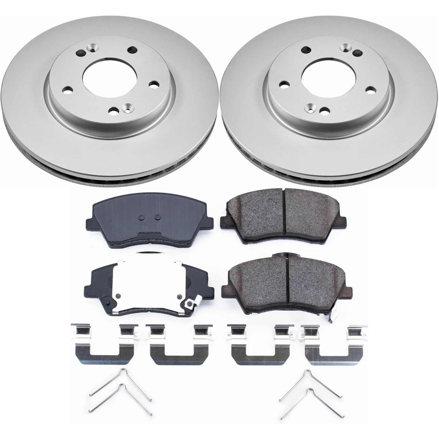 Power Stop - CRK7370 - Front - Disc Brake Pad and Rotor Kit