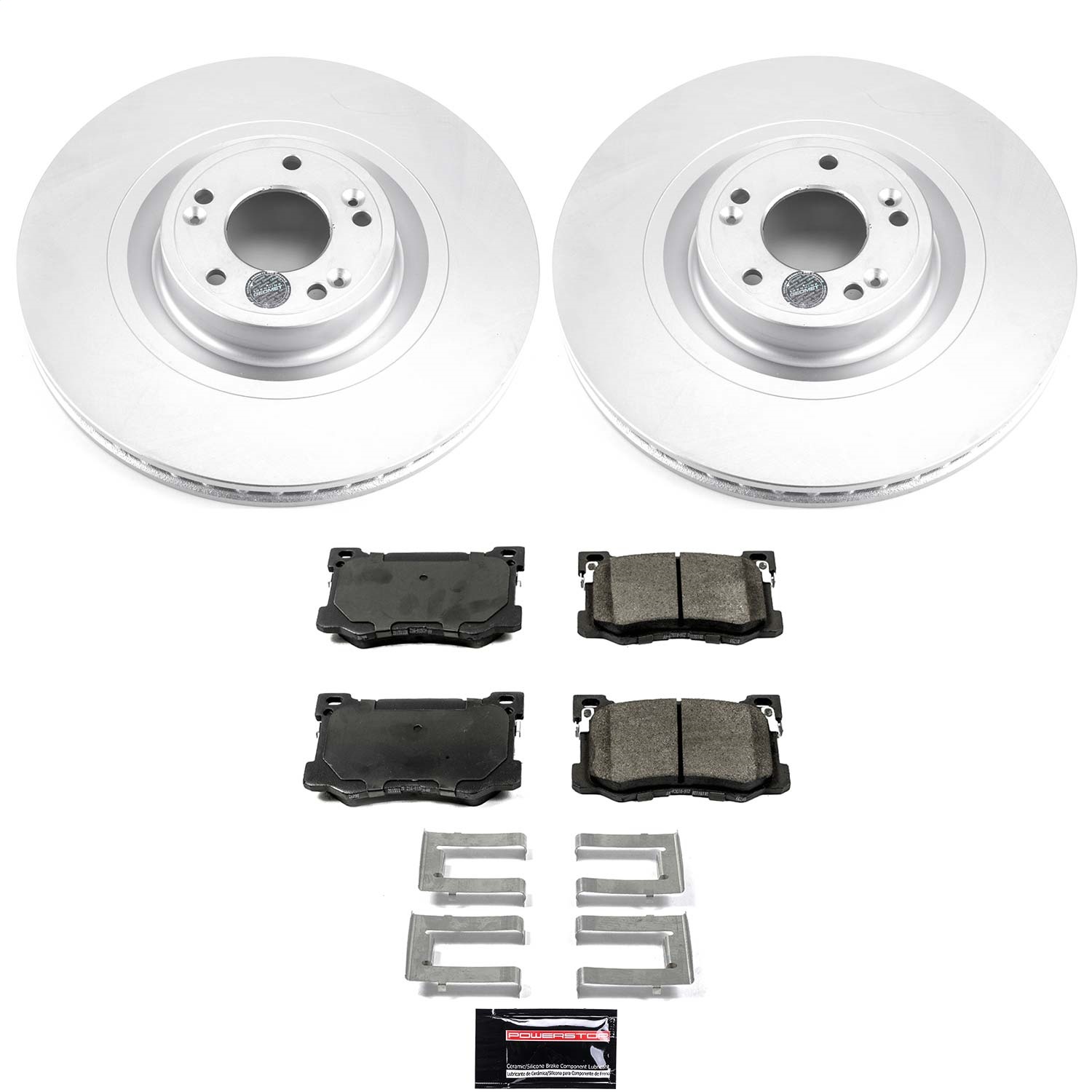 Power Stop - CRK7371 - Front - Disc Brake Pad and Rotor Kit