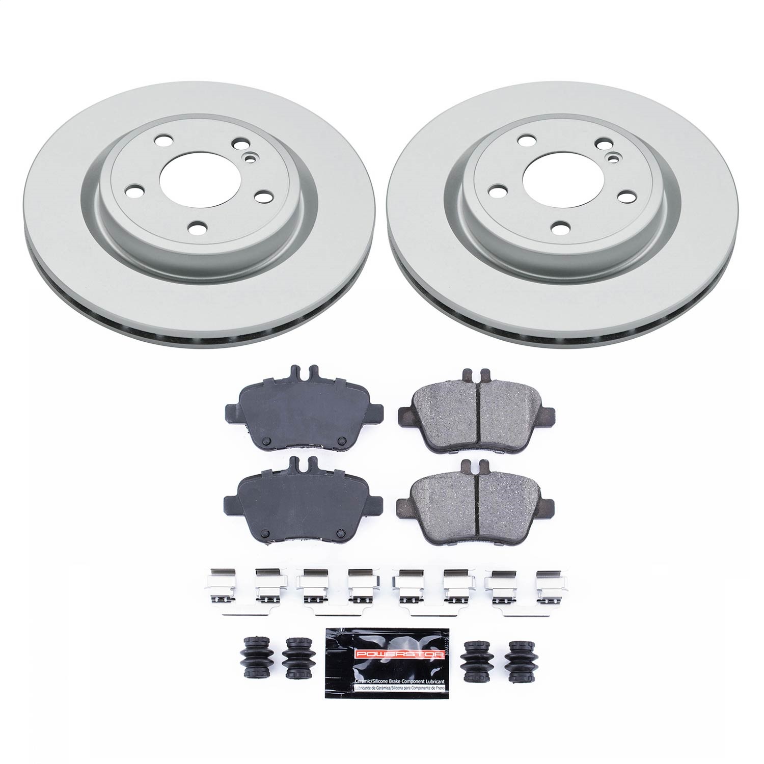 Power Stop - CRK7378 - Rear - Disc Brake Pad and Rotor Kit