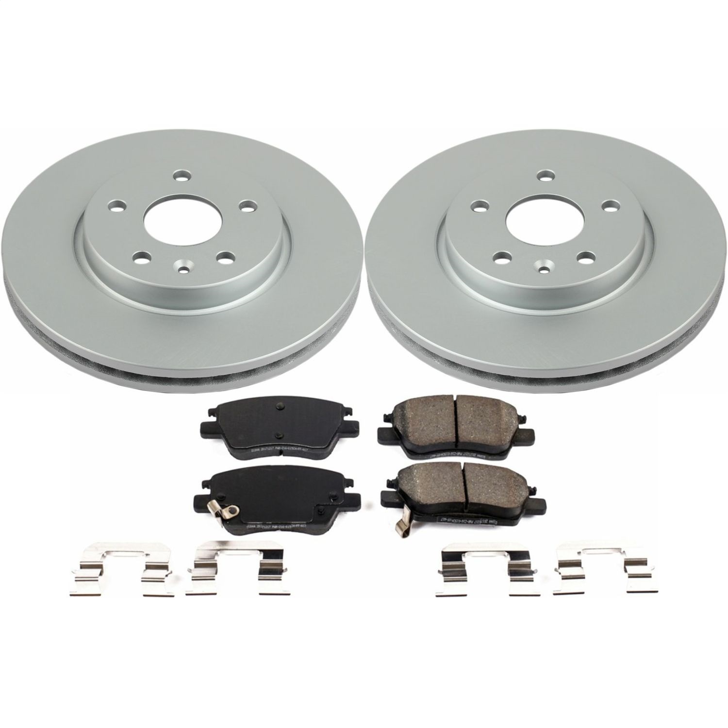 Power Stop - CRK7399 - Front - Disc Brake Pad and Rotor Kit