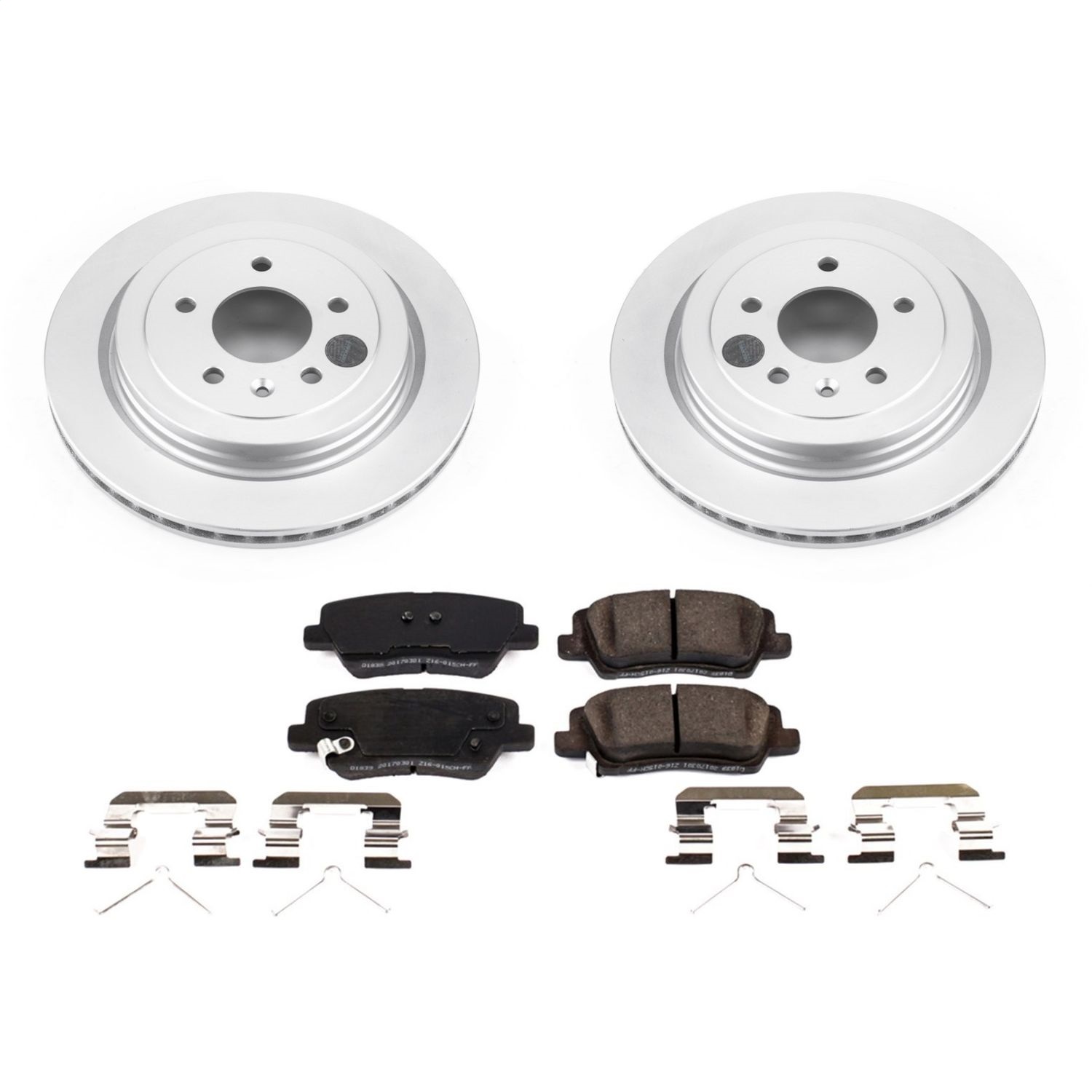 Power Stop - CRK7401 - Rear - Disc Brake Pad and Rotor Kit