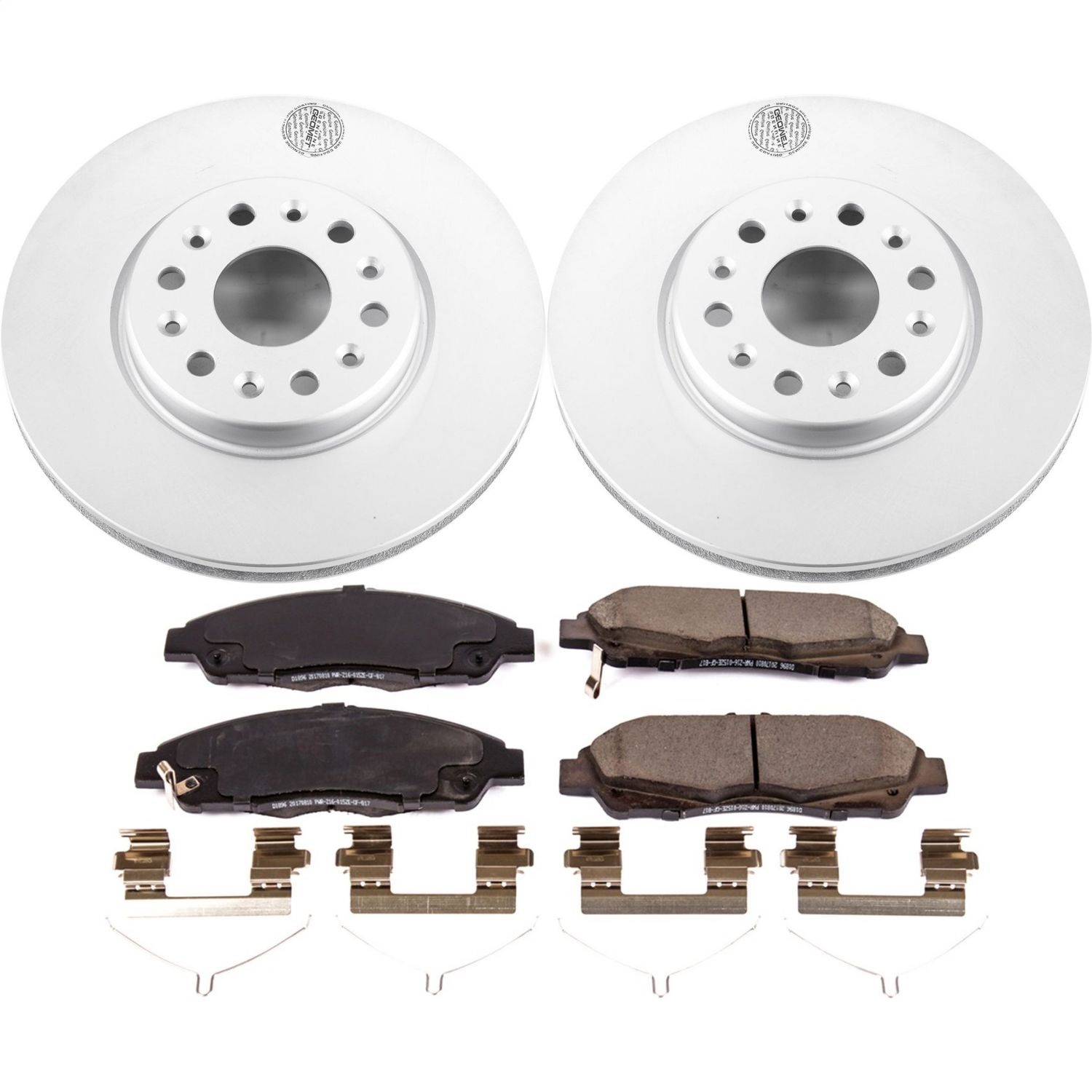 Power Stop - CRK7409 - Front - Disc Brake Pad and Rotor Kit