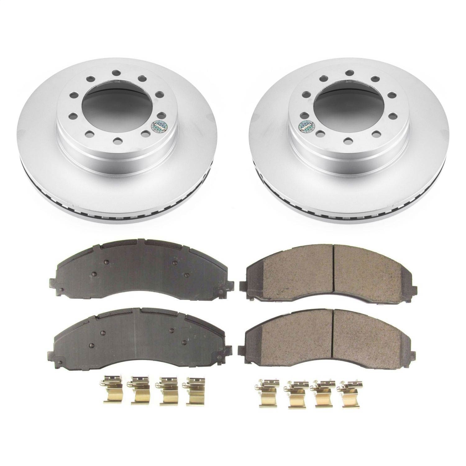 Power Stop - CRK7422 - Front - Disc Brake Pad and Rotor Kit
