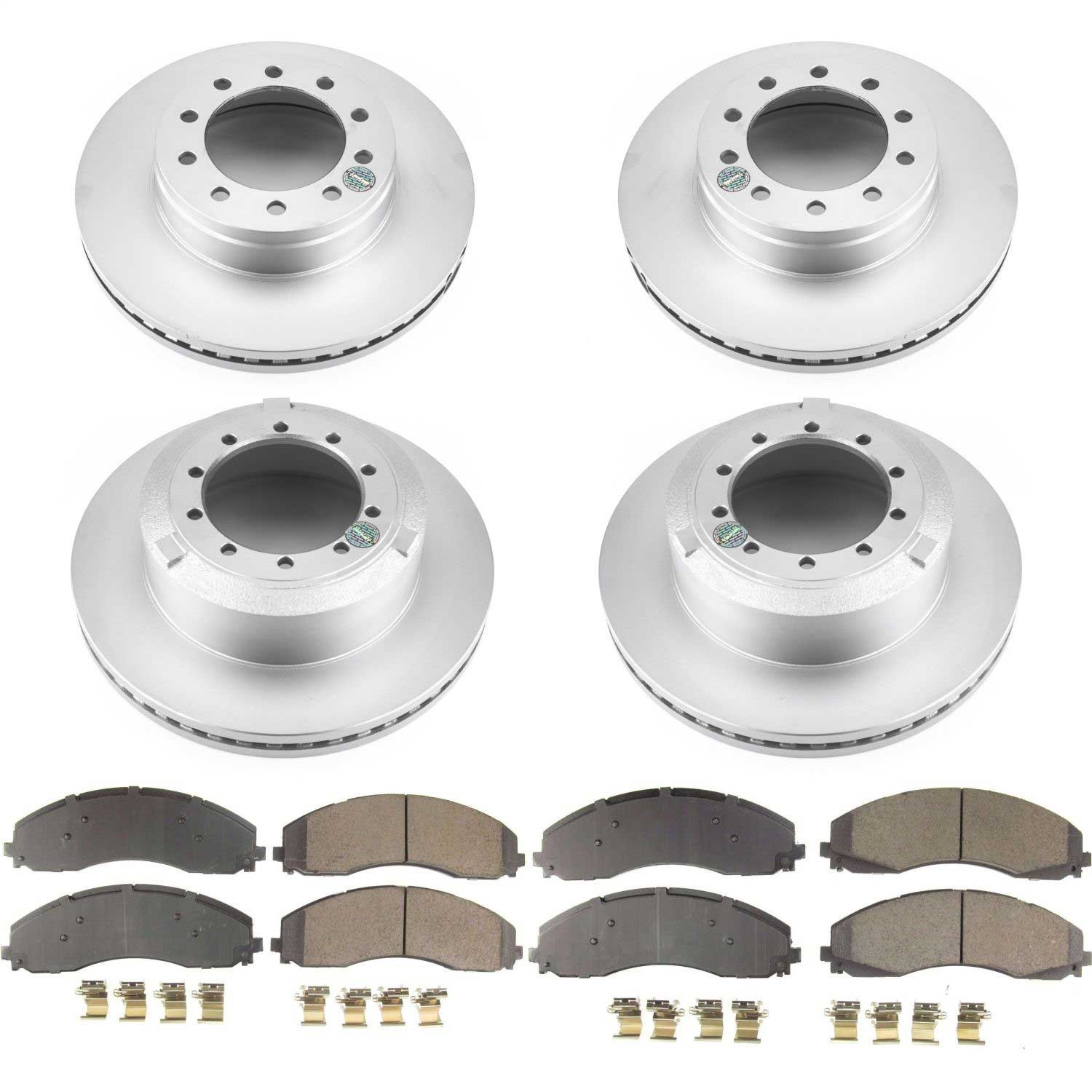 Power Stop - CRK7423 - Front and Rear - Disc Brake Pad and Rotor Kit