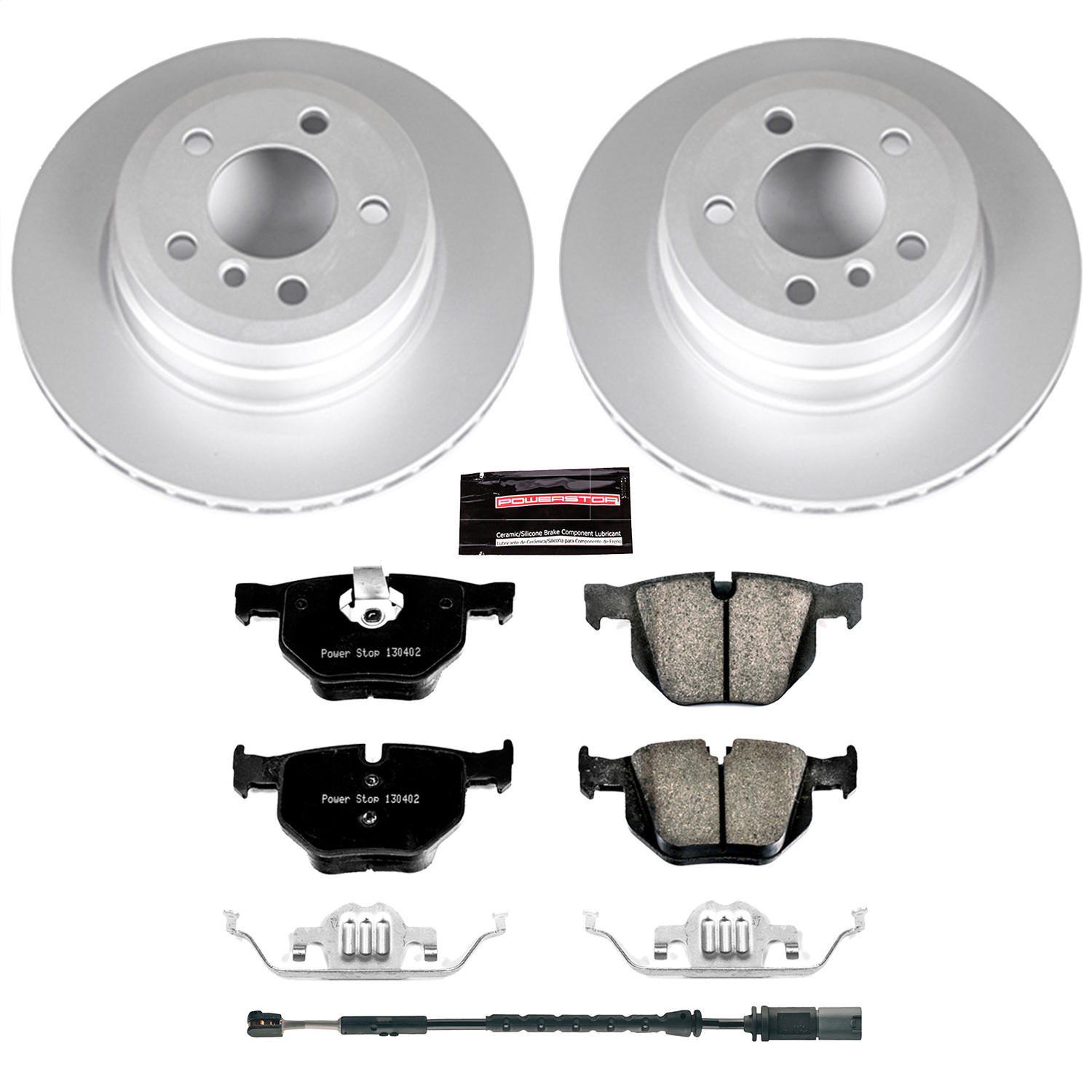 Power Stop - CRK7429 - Rear - Disc Brake Pad and Rotor Kit