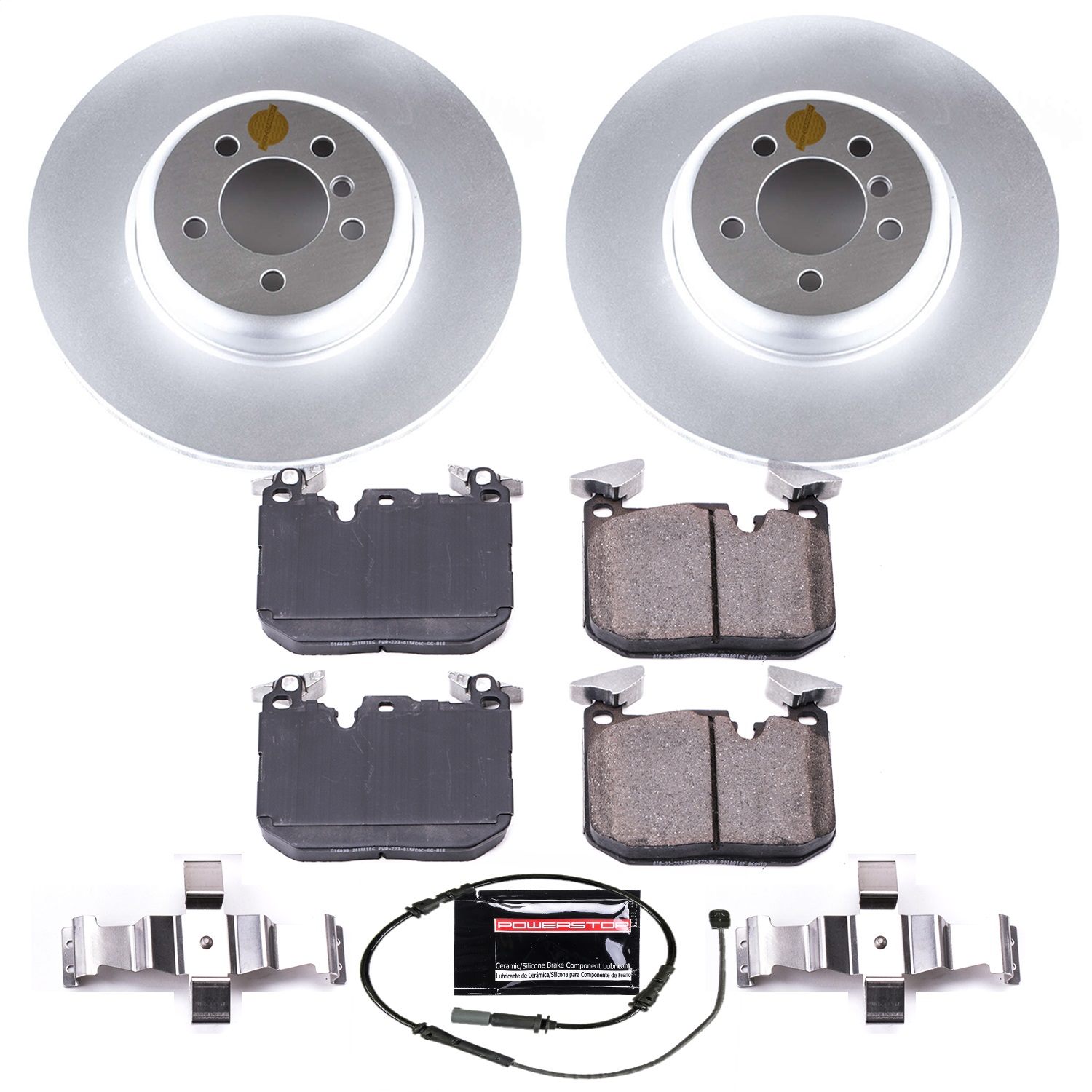 Power Stop - CRK7435 - Front - Disc Brake Pad and Rotor Kit