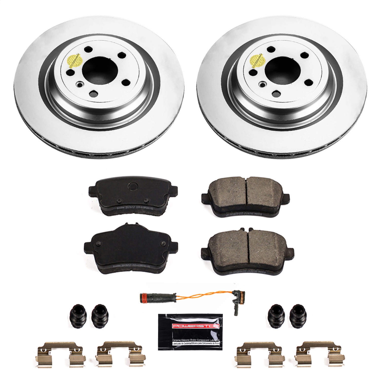 Power Stop - CRK7438 - Rear - Disc Brake Pad and Rotor Kit
