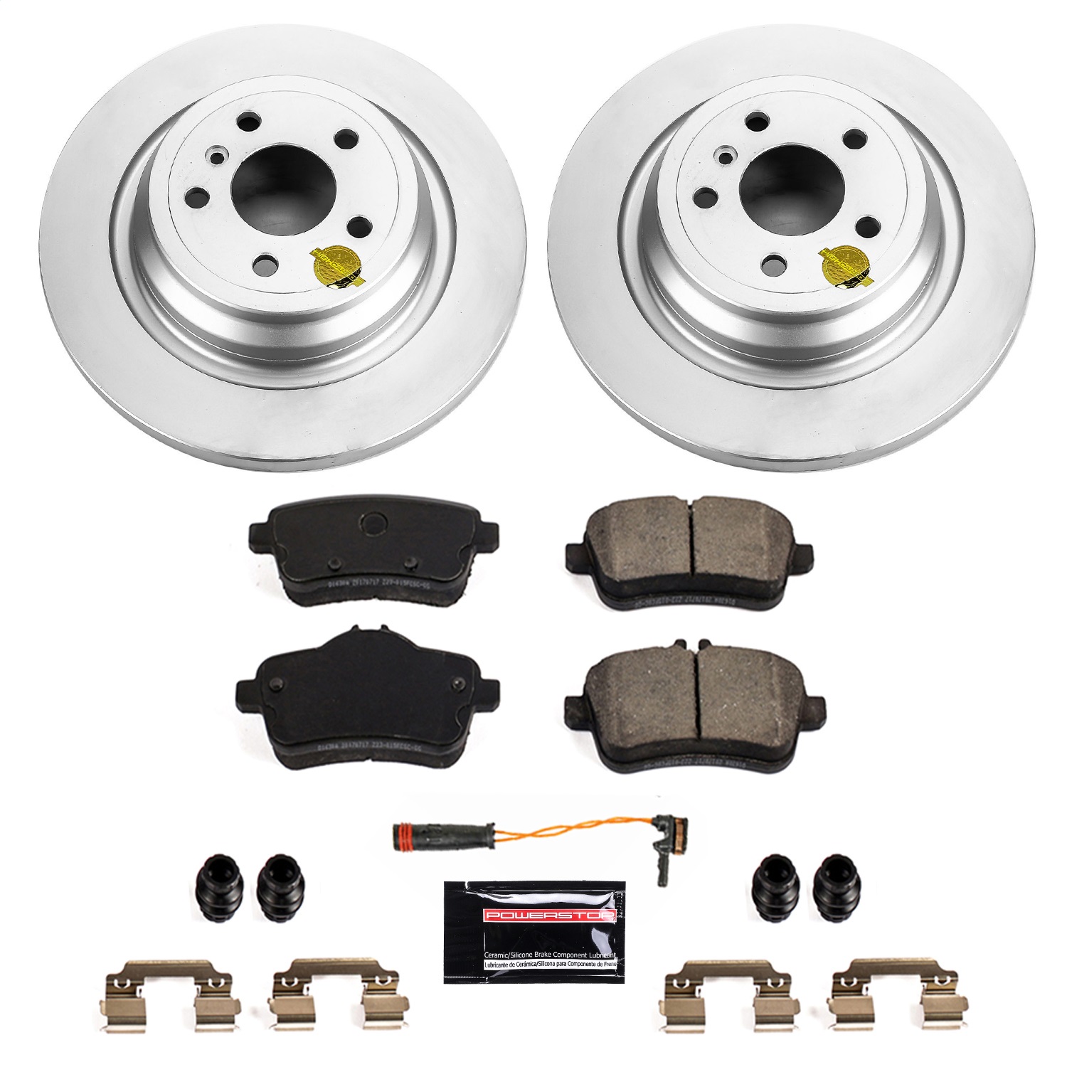Power Stop - CRK7440 - Rear - Disc Brake Pad and Rotor Kit