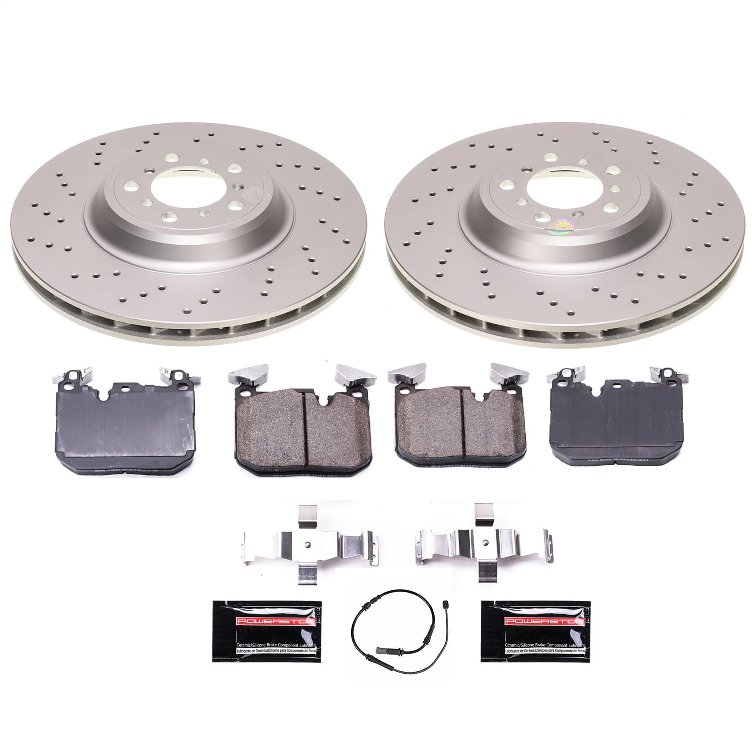 Power Stop - CRK7446 - Front - Disc Brake Pad and Rotor Kit