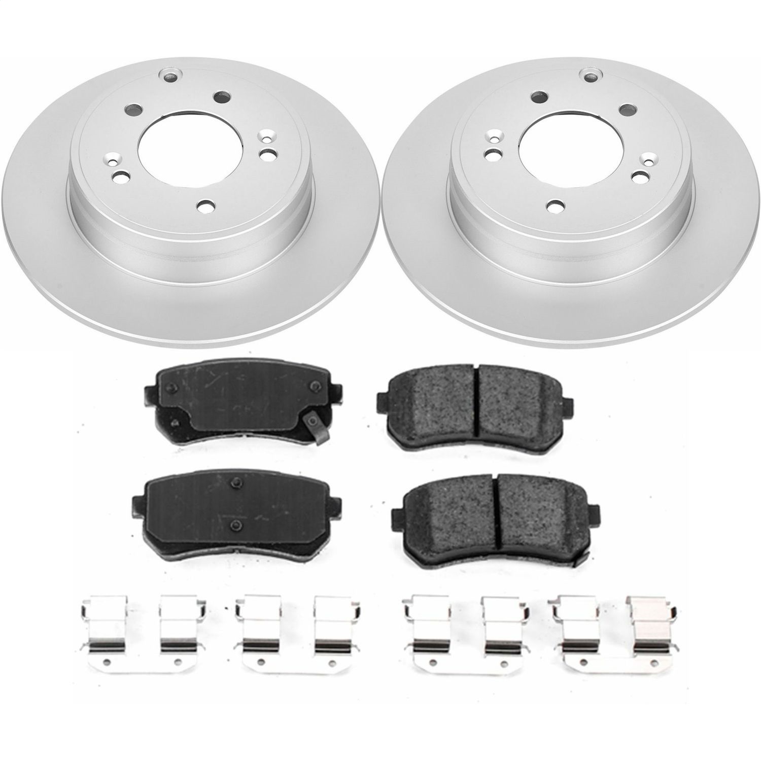 Power Stop - CRK7505 - Rear - Disc Brake Pad and Rotor Kit