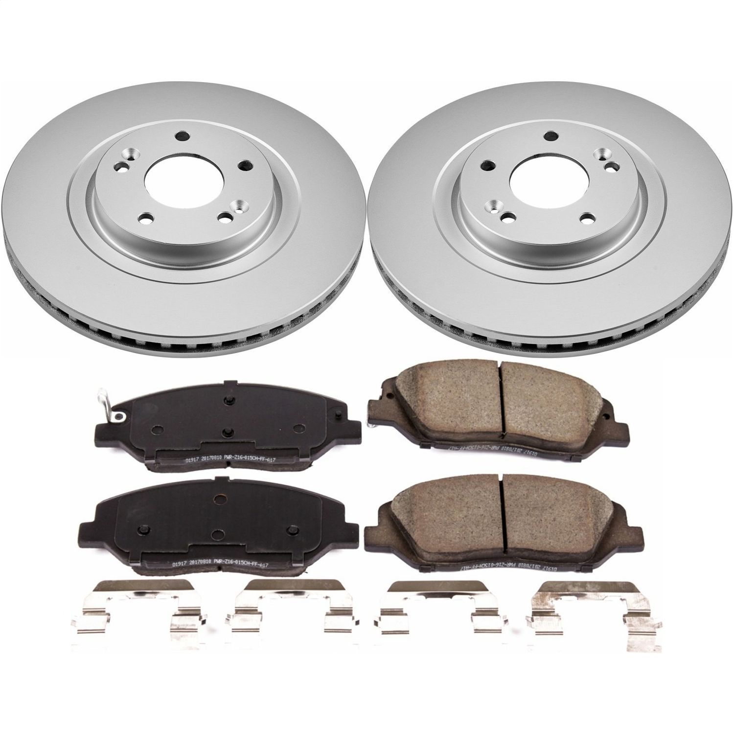 Power Stop - CRK7513 - Front - Disc Brake Pad and Rotor Kit