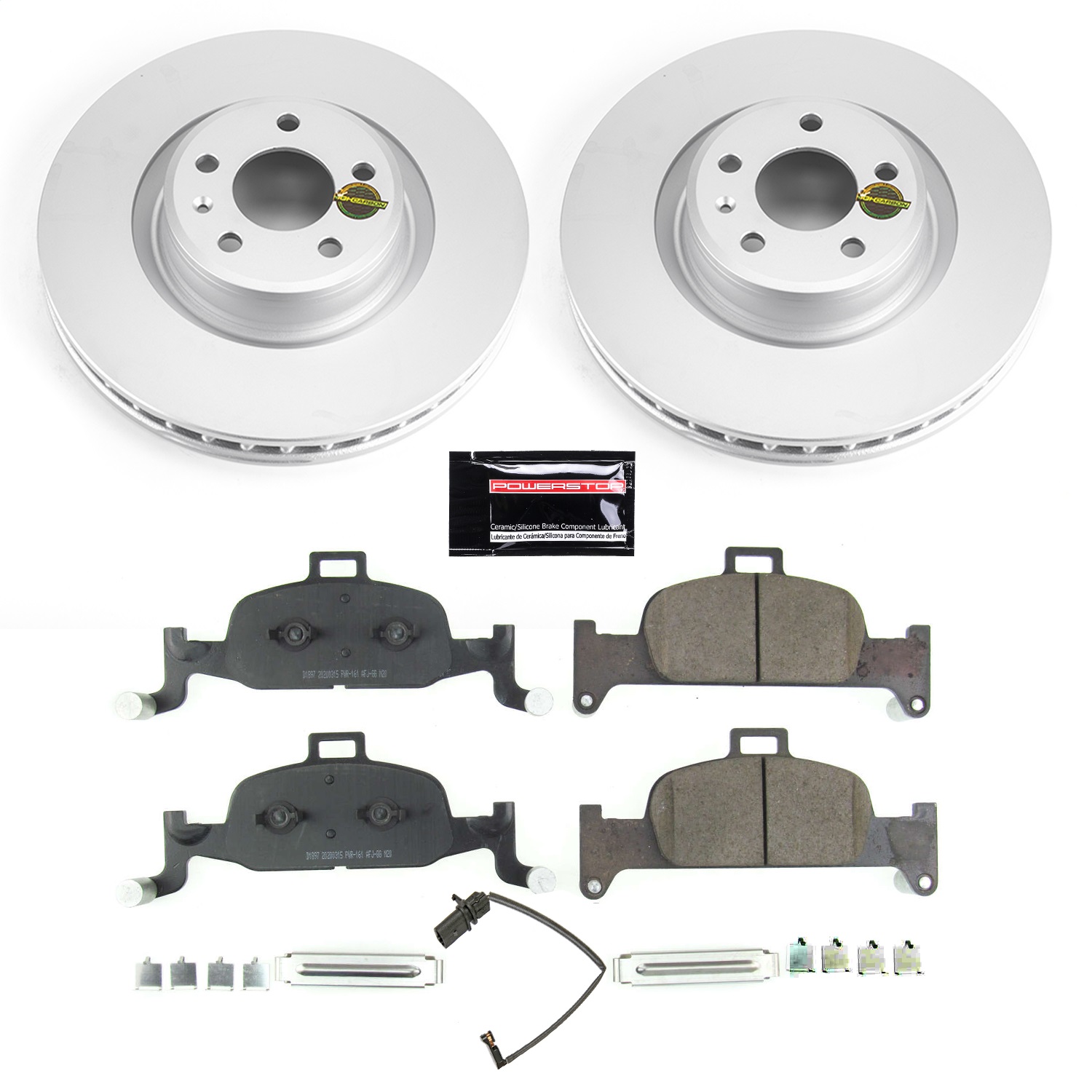 Power Stop - CRK7648 - Front - Disc Brake Pad and Rotor Kit