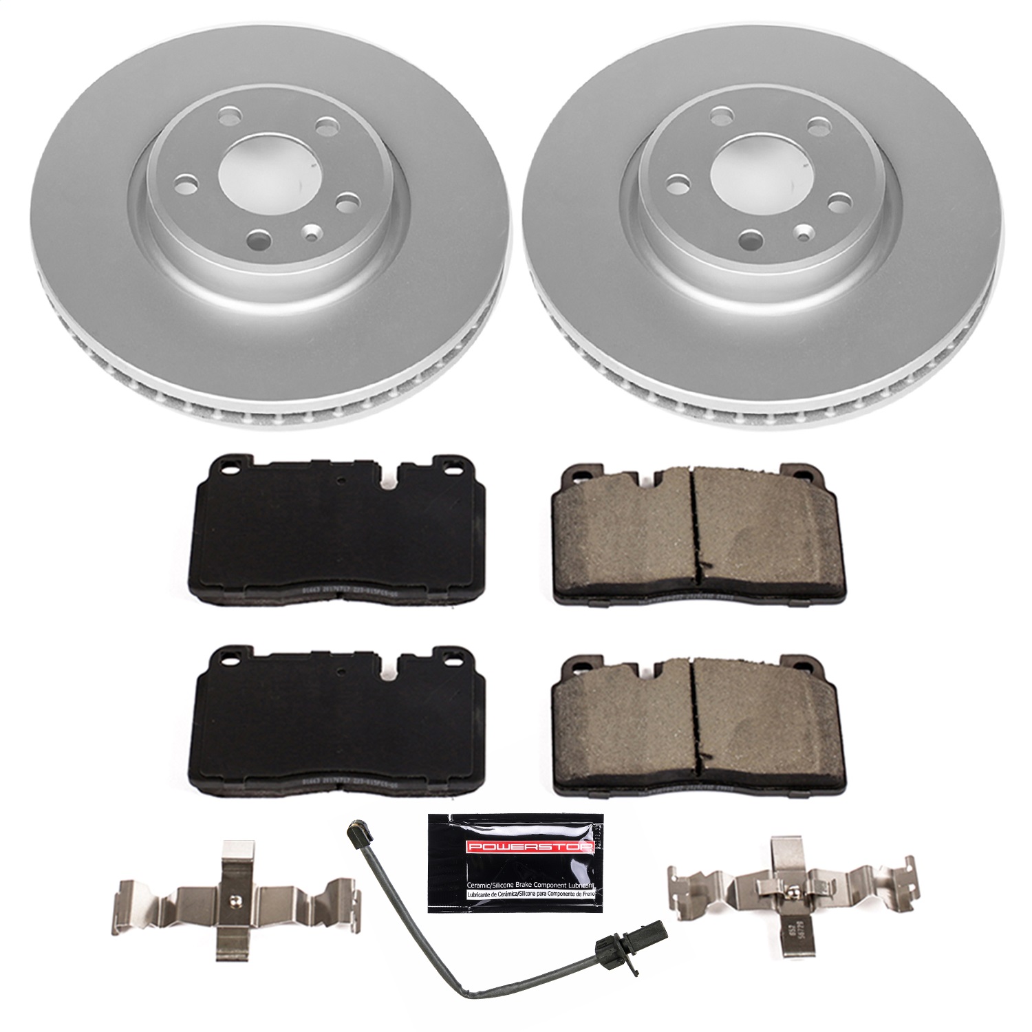 Power Stop - CRK7653 - Front - Disc Brake Pad and Rotor Kit
