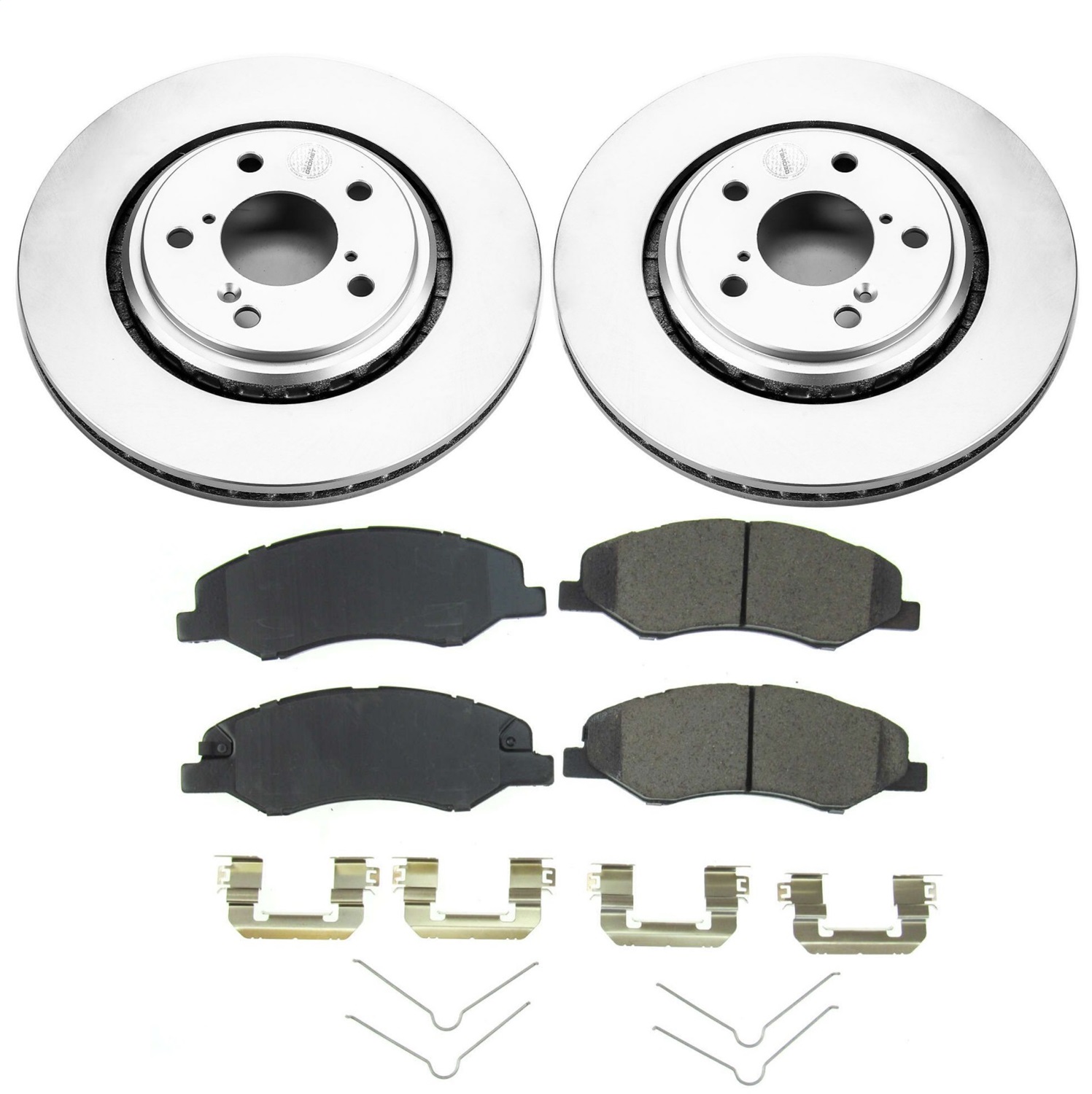 Power Stop - CRK7670 - Front - Disc Brake Pad and Rotor Kit