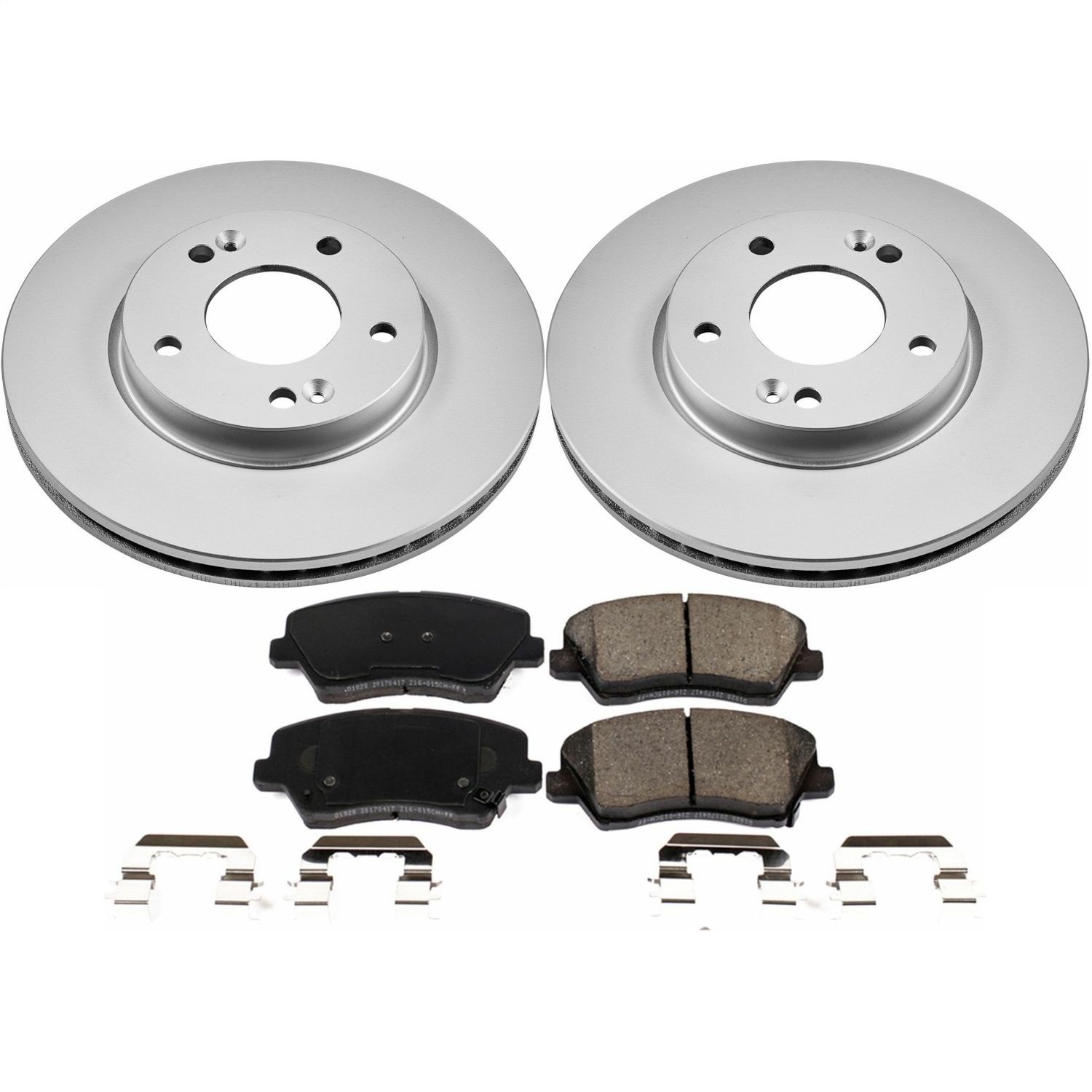 Power Stop - CRK7672 - Front - Disc Brake Pad and Rotor Kit