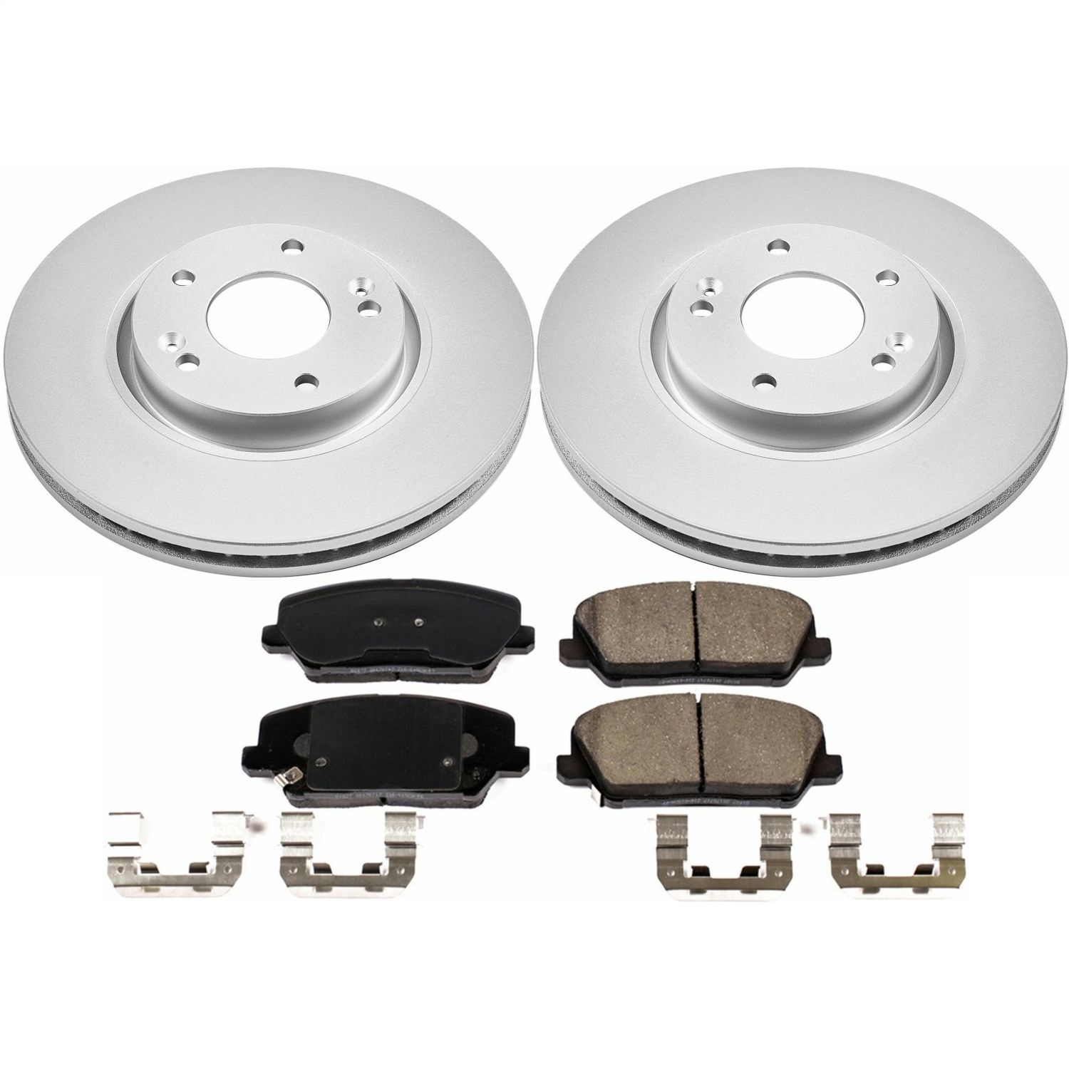 Power Stop - CRK7673 - Front - Disc Brake Pad and Rotor Kit