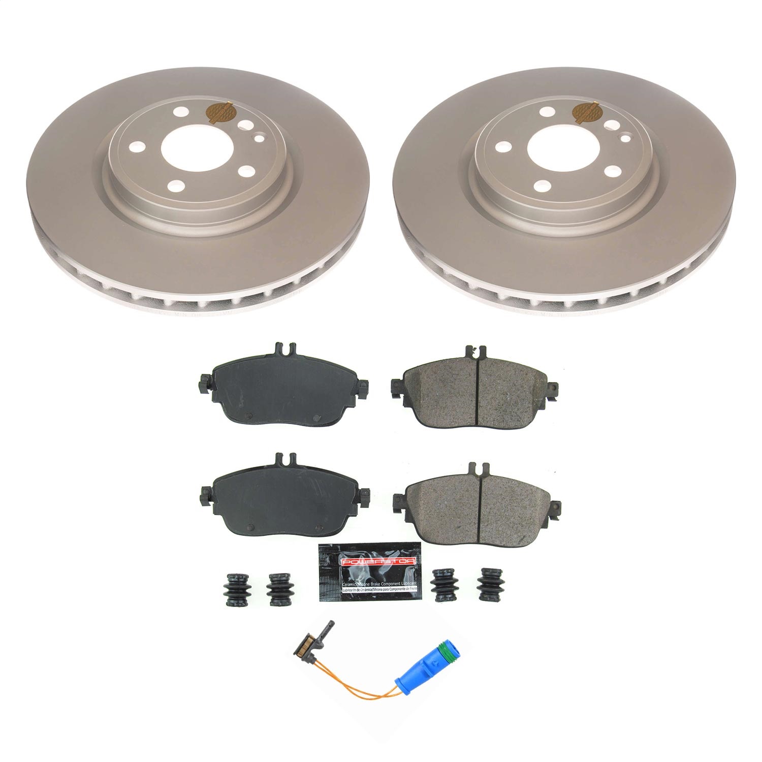 Power Stop - CRK7674 - Front - Disc Brake Pad and Rotor Kit