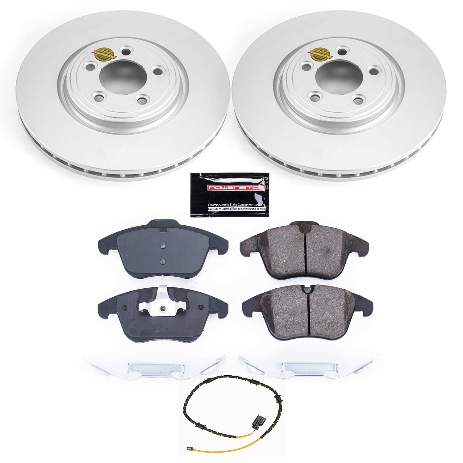 Power Stop - CRK7680 - Front - Disc Brake Pad and Rotor Kit