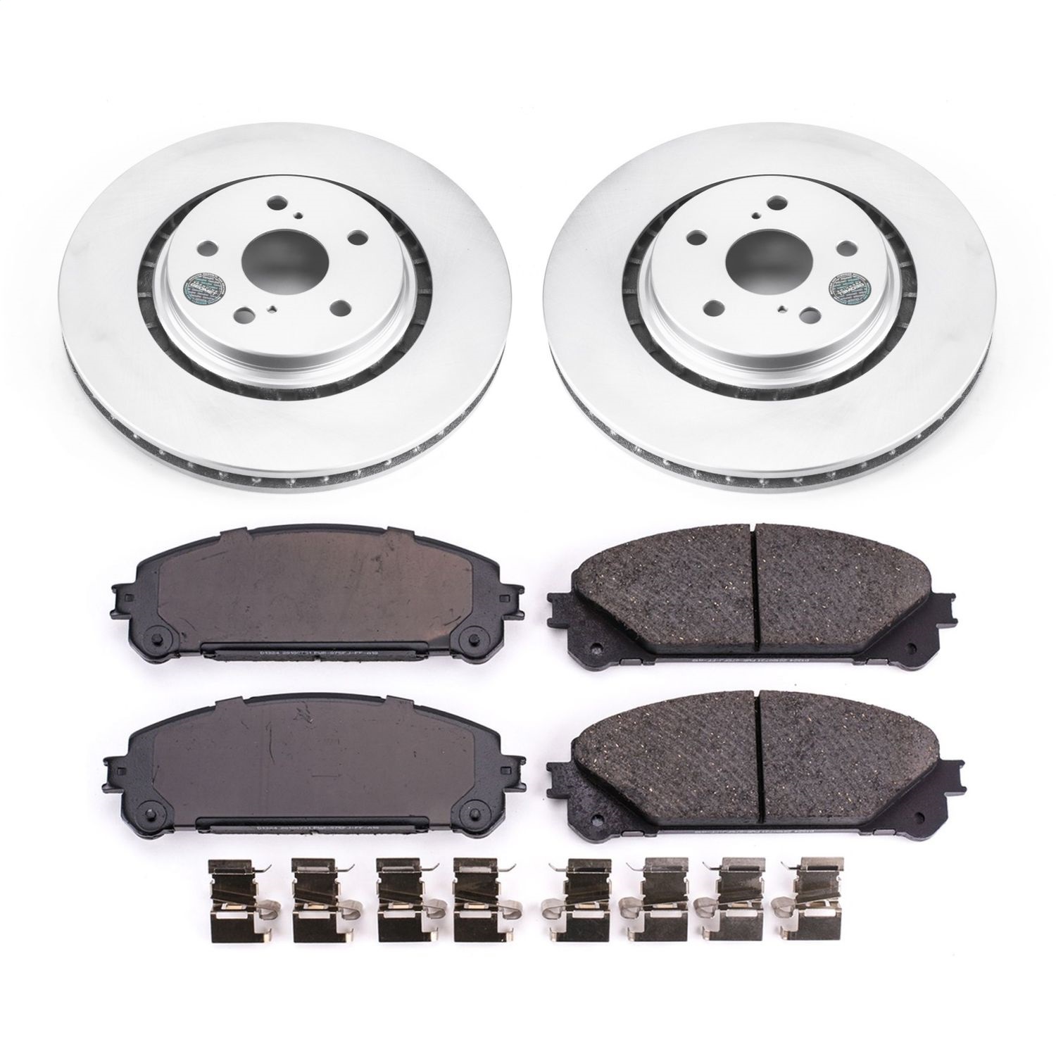 Power Stop - CRK7688 - Front - Disc Brake Pad and Rotor Kit