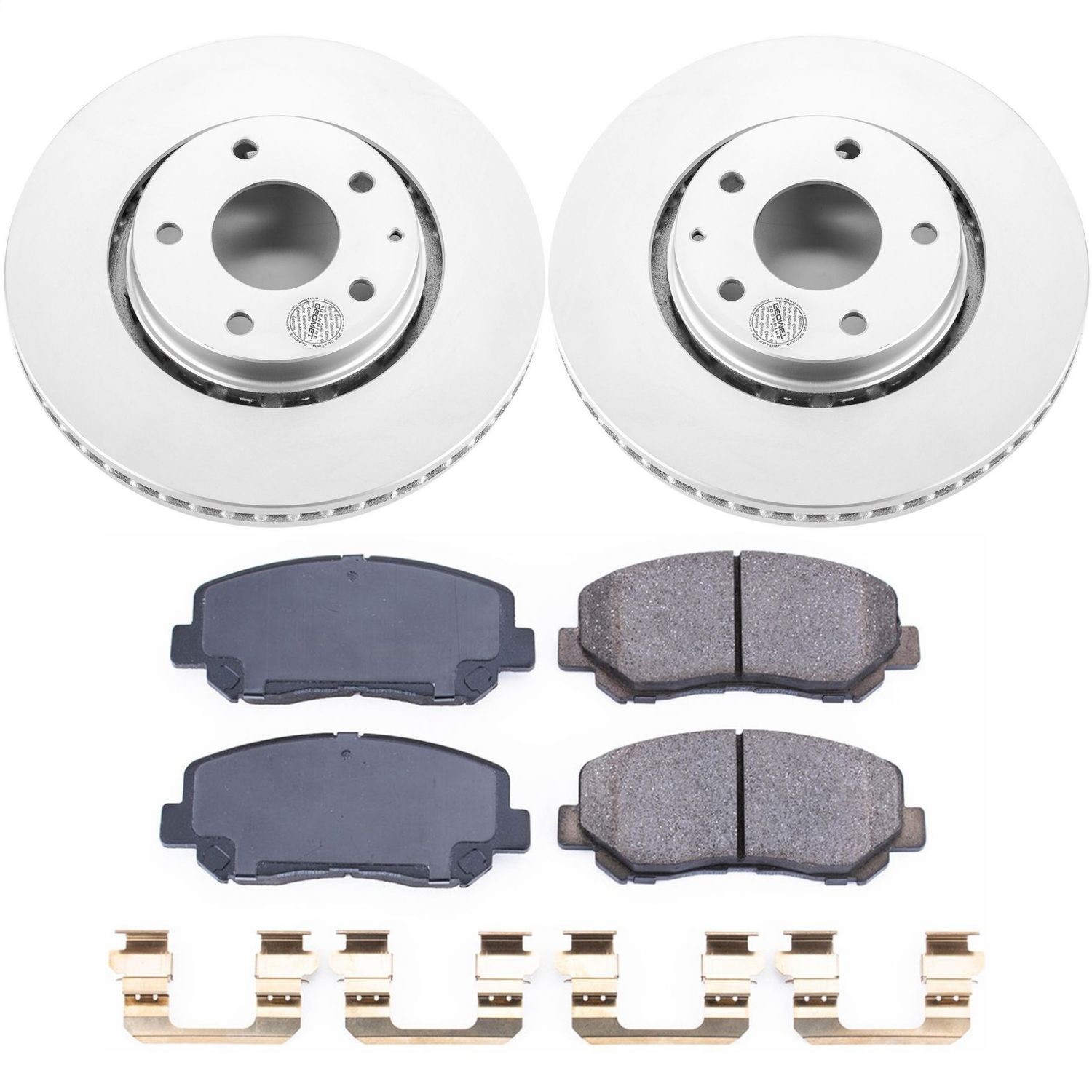 Power Stop - CRK7689 - Front - Disc Brake Pad and Rotor Kit