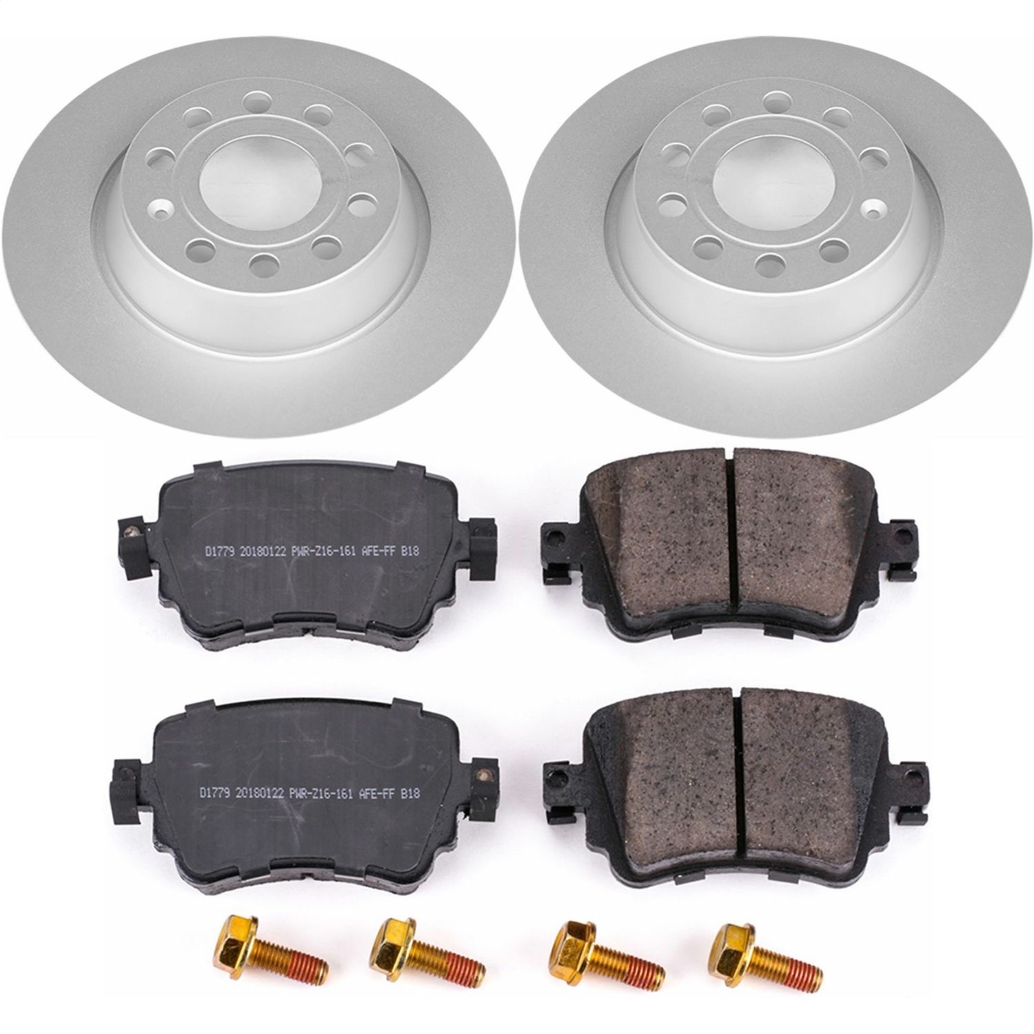 Power Stop - CRK7707 - Rear - Disc Brake Pad and Rotor Kit